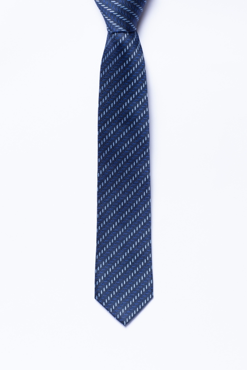 Cà Vạt nam bản nhỏ màu xanh sọc