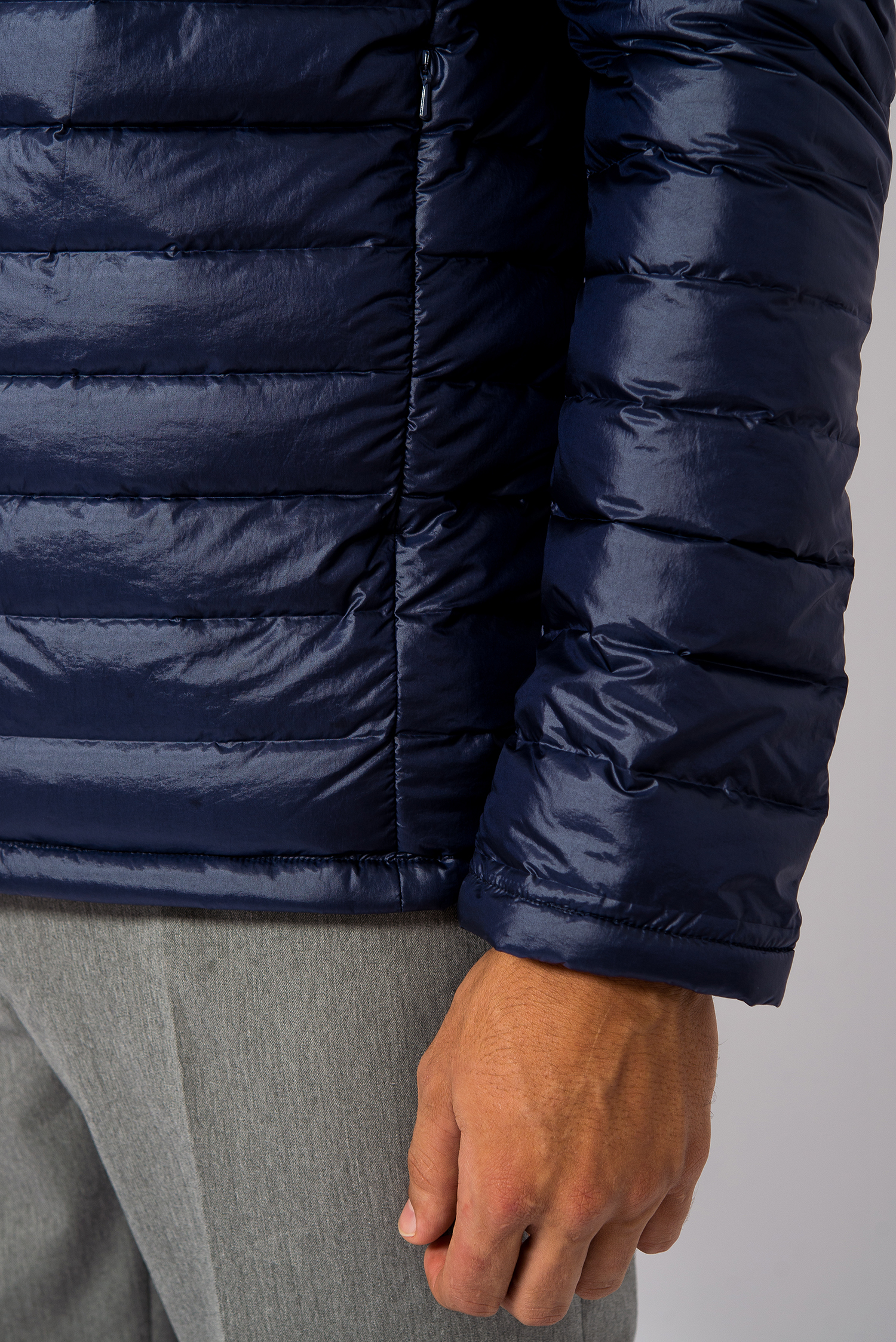 Áo Jacket Lông Vũ Màu Xanh Đậm