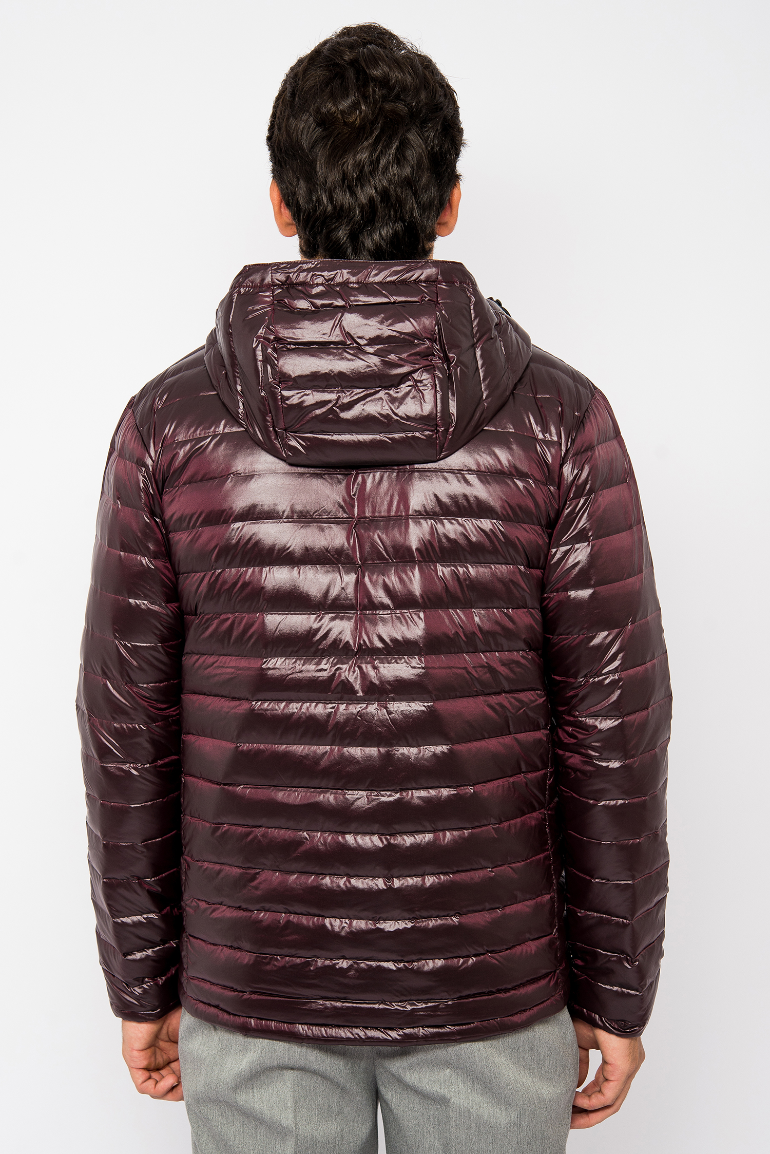 Áo Jacket Lông Vũ Màu Đỏ Đô Đậm