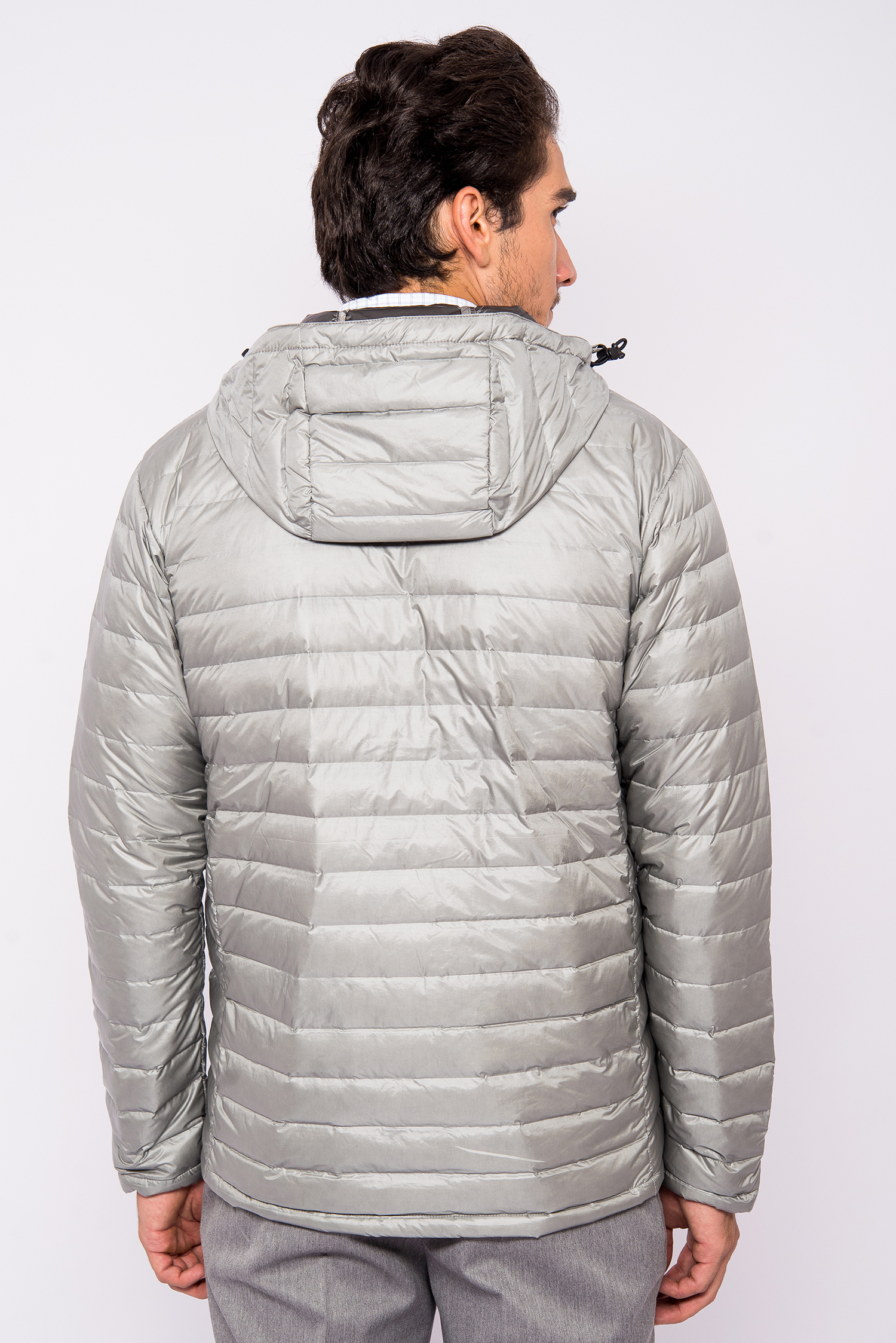 Áo Jacket Lông Vũ Màu Xám Khói