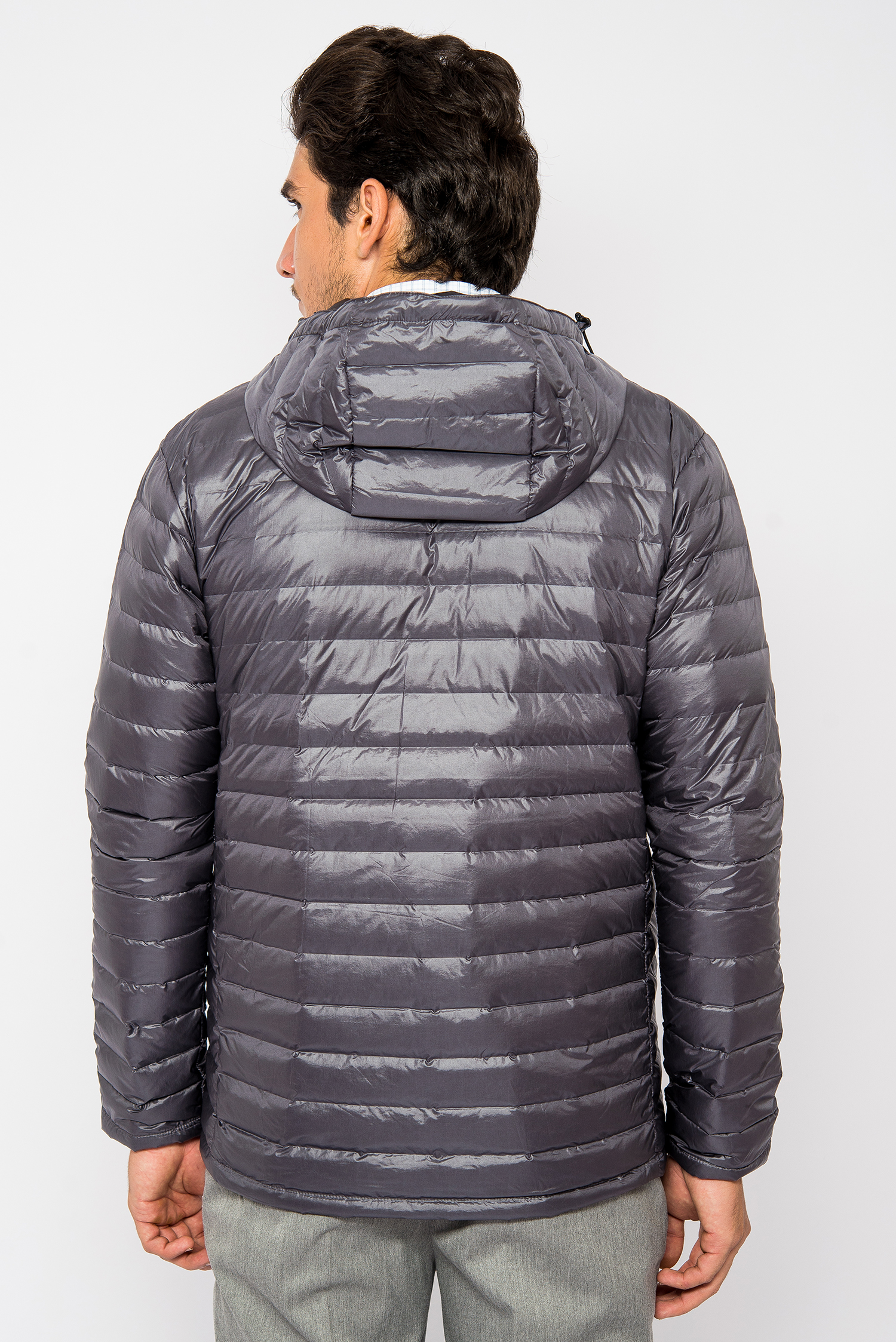 Áo Jacket Lông Vũ Màu Xám Đen