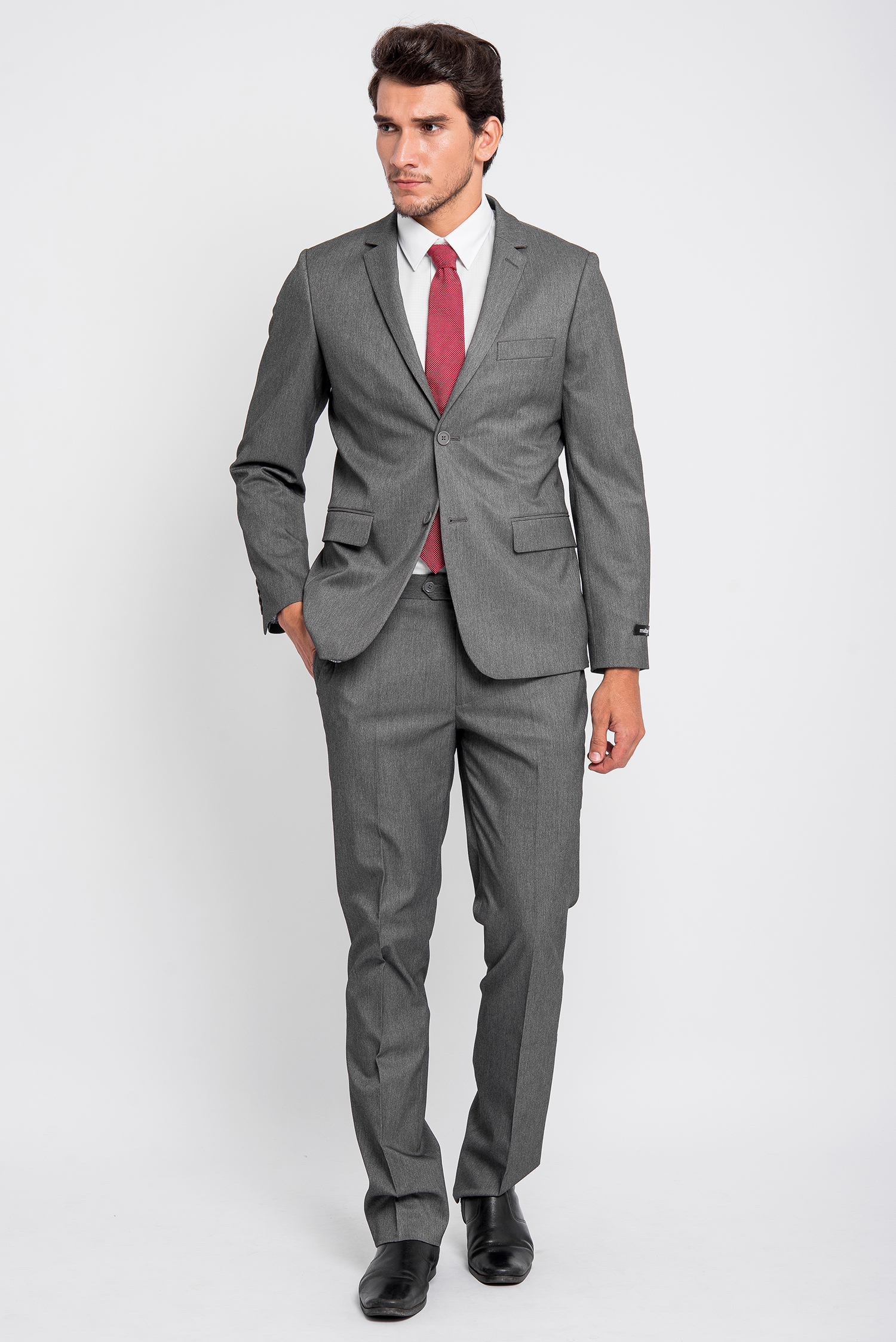 Bộ Veston Nam Xám Đậm Slim Fit - HẾT HÀNG