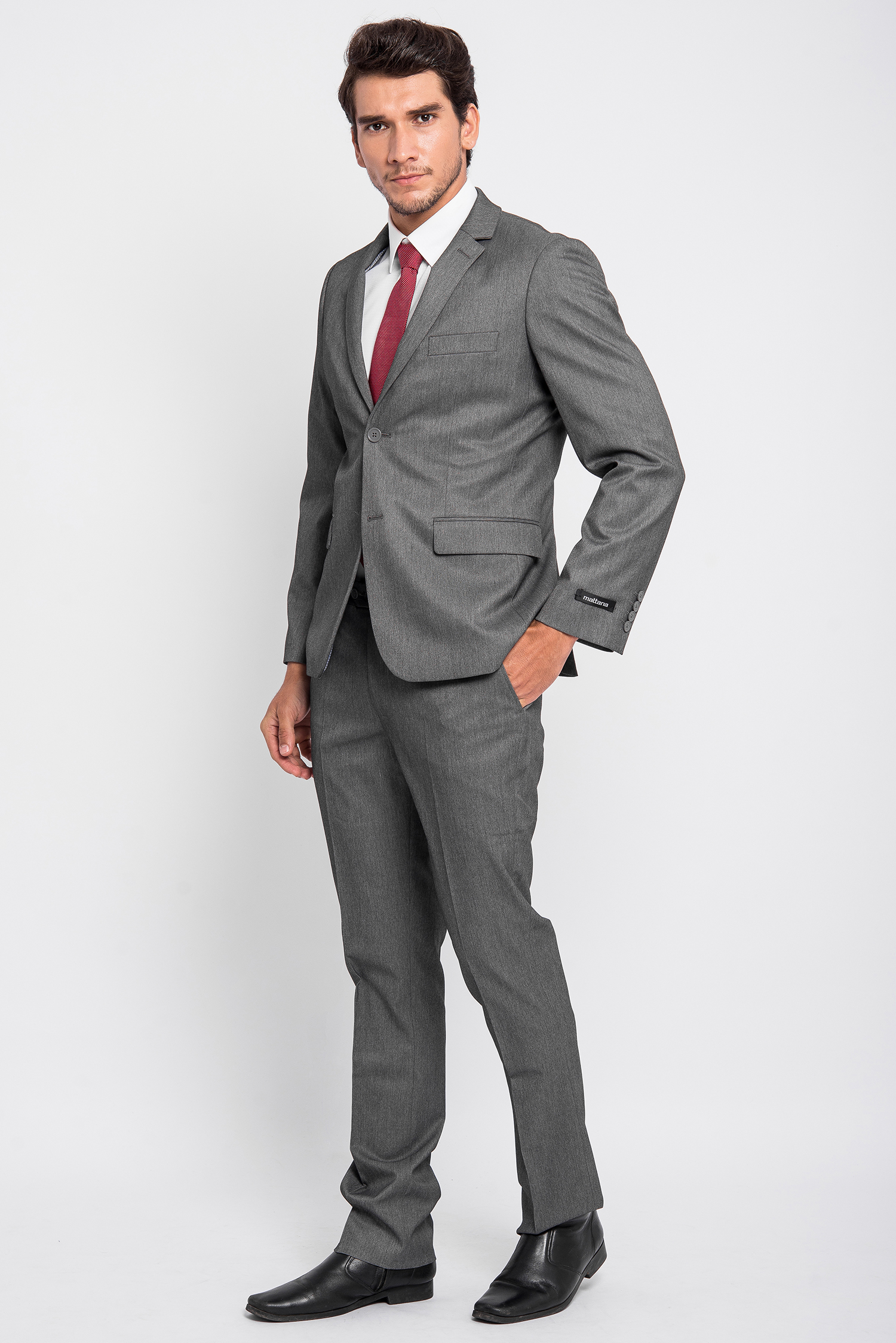 Bộ Veston Nam Xám Đậm Slim Fit - HẾT HÀNG