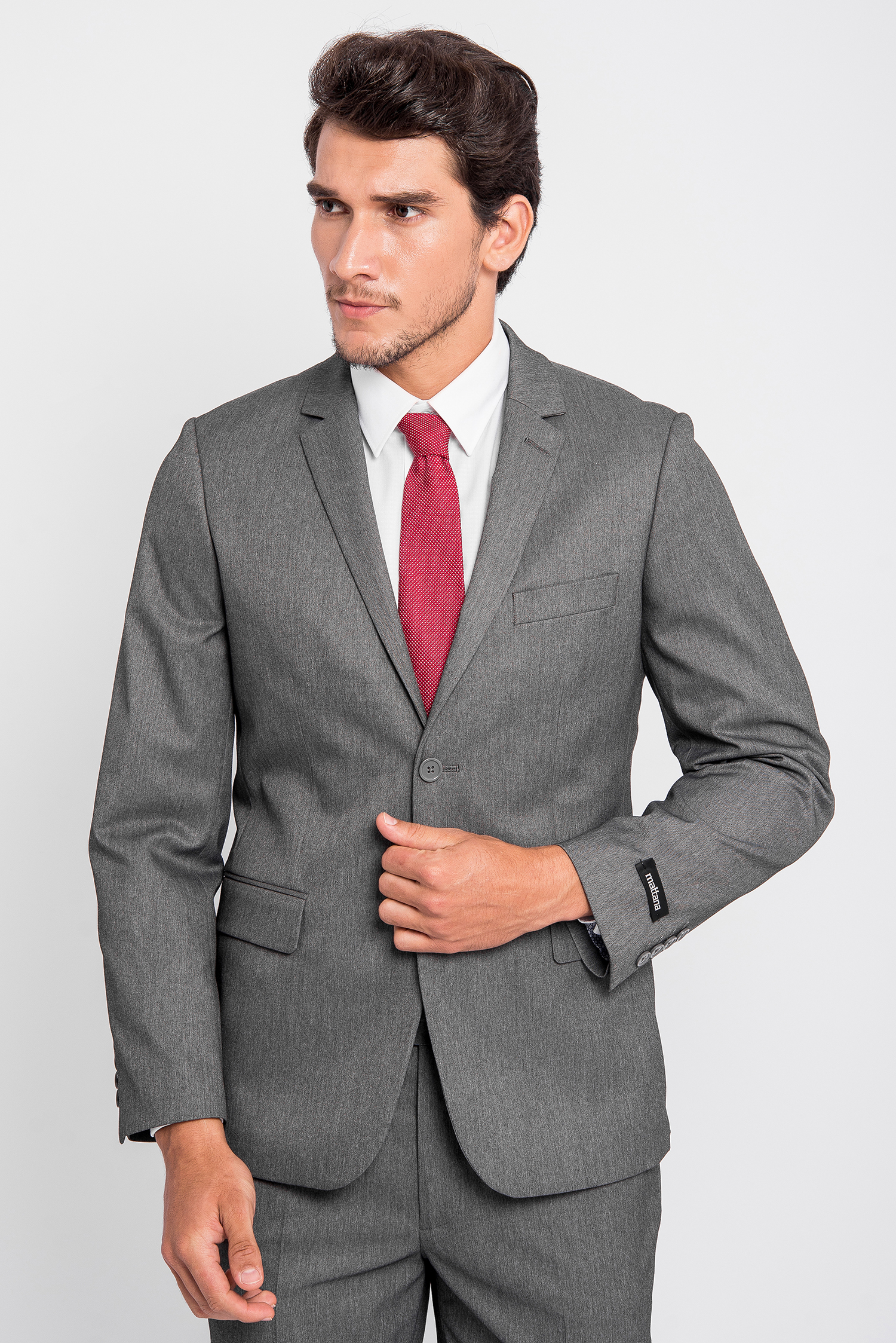 Bộ Veston Nam Xám Đậm Slim Fit - HẾT HÀNG