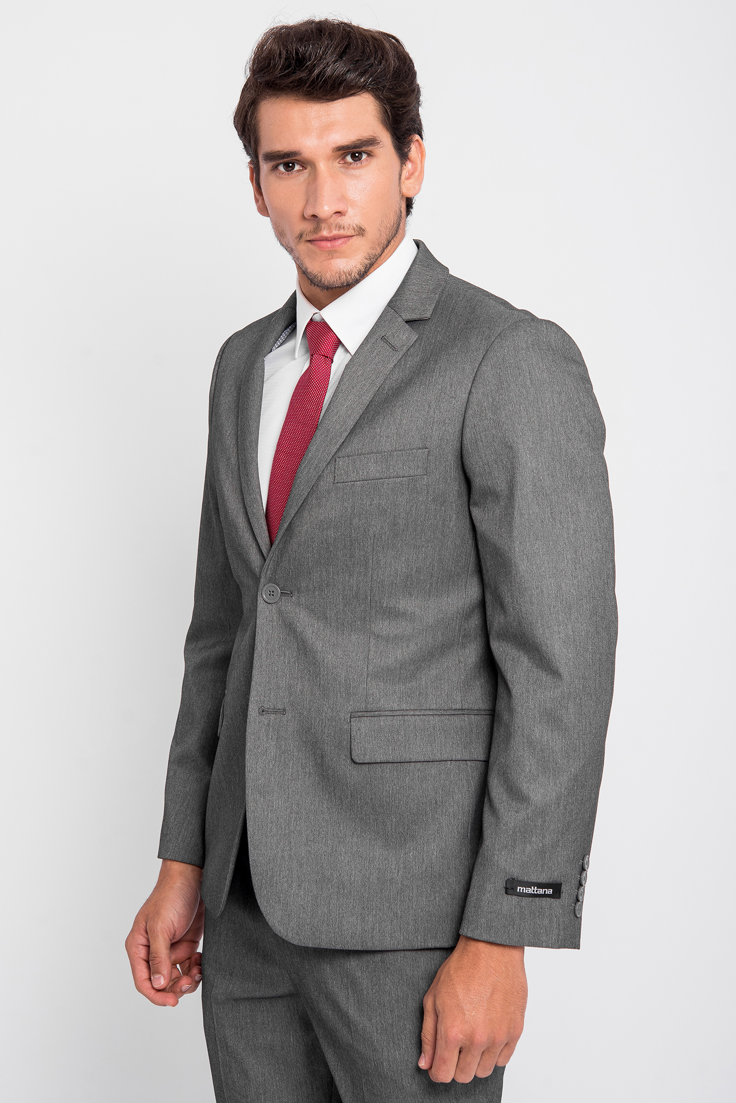 Bộ Veston Nam Xám Đậm Slim Fit - HẾT HÀNG