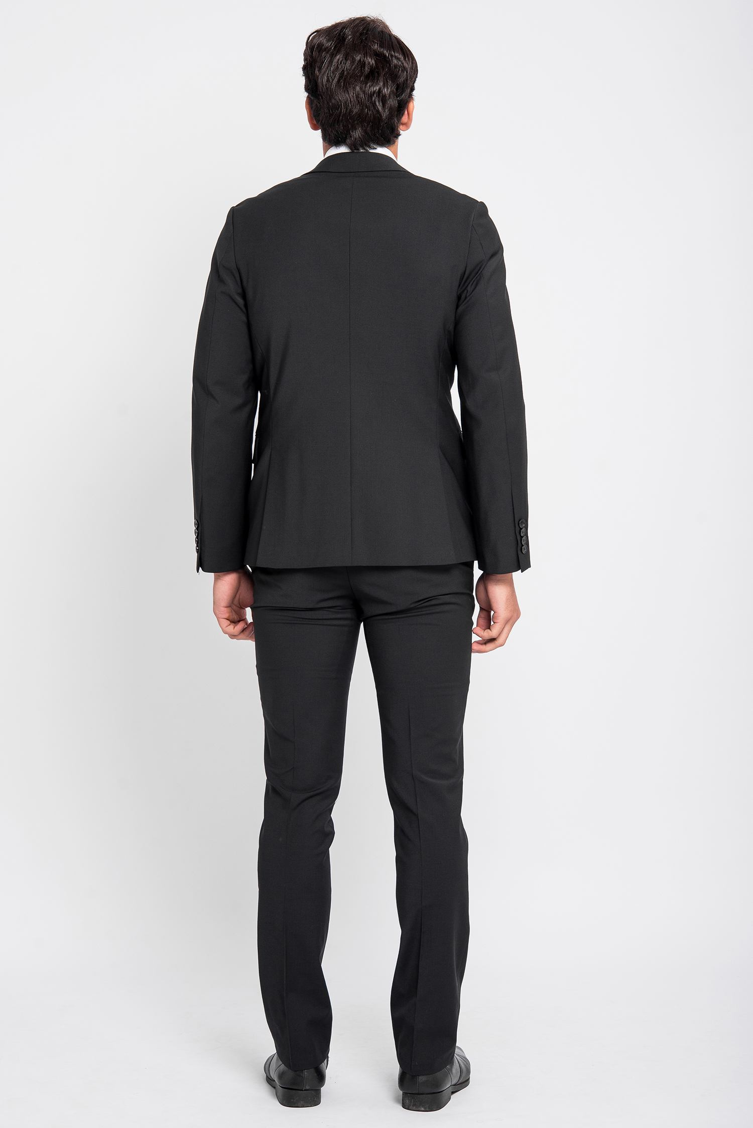 Bộ Veston Nam Xanh Đen Trơn Slim Fit - HẾT HÀNG