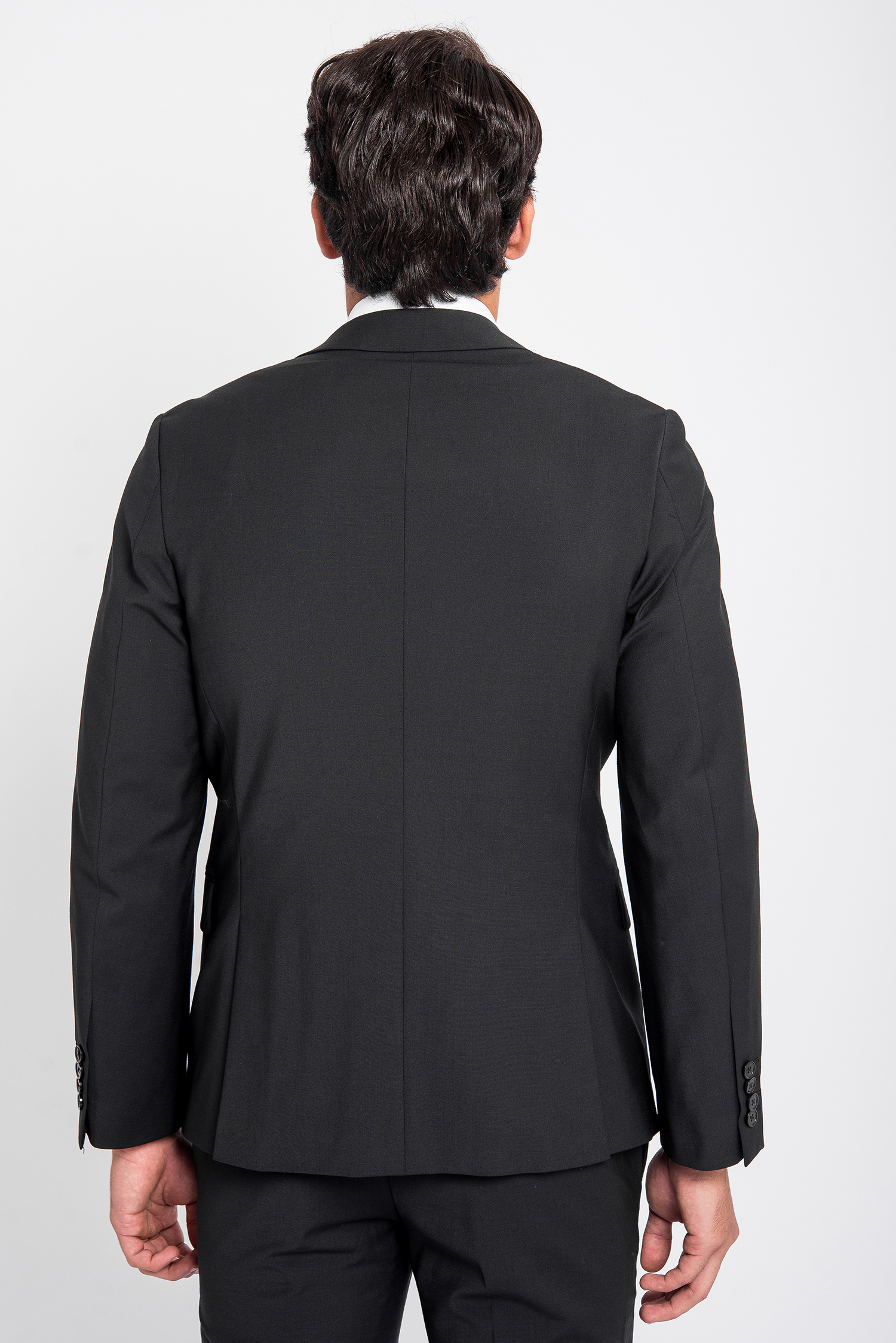 Bộ Veston Nam Xanh Đen Trơn Slim Fit - HẾT HÀNG