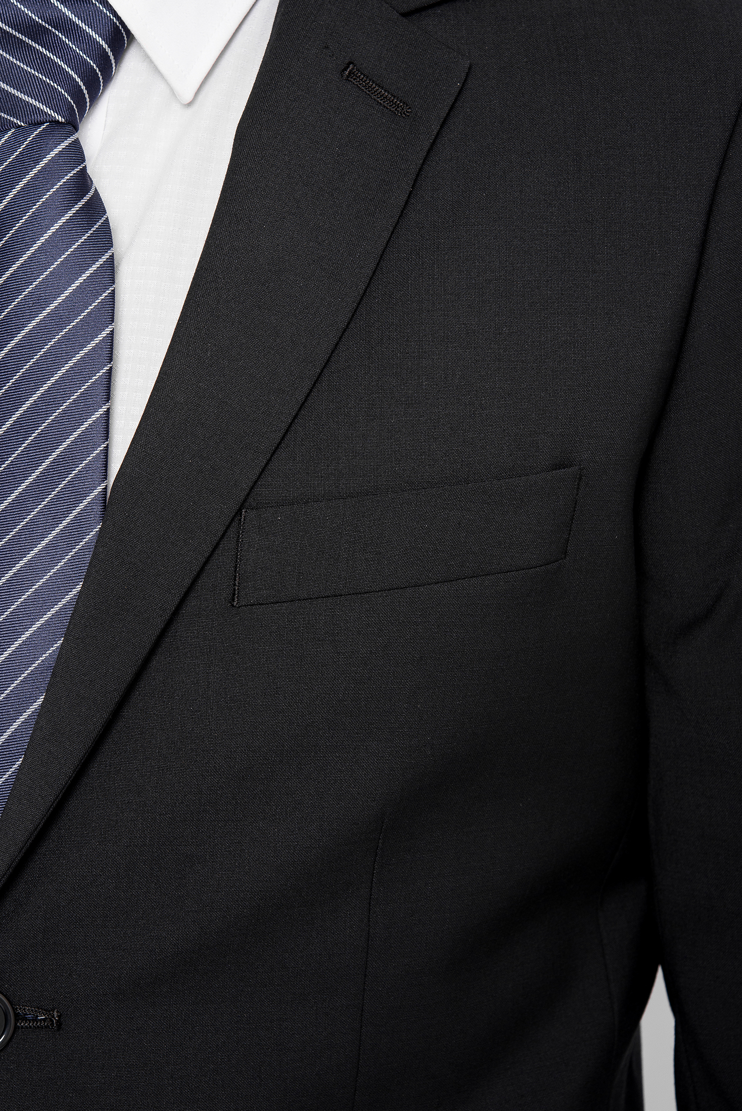 Bộ Veston Nam Xanh Đen Trơn Slim Fit - HẾT HÀNG