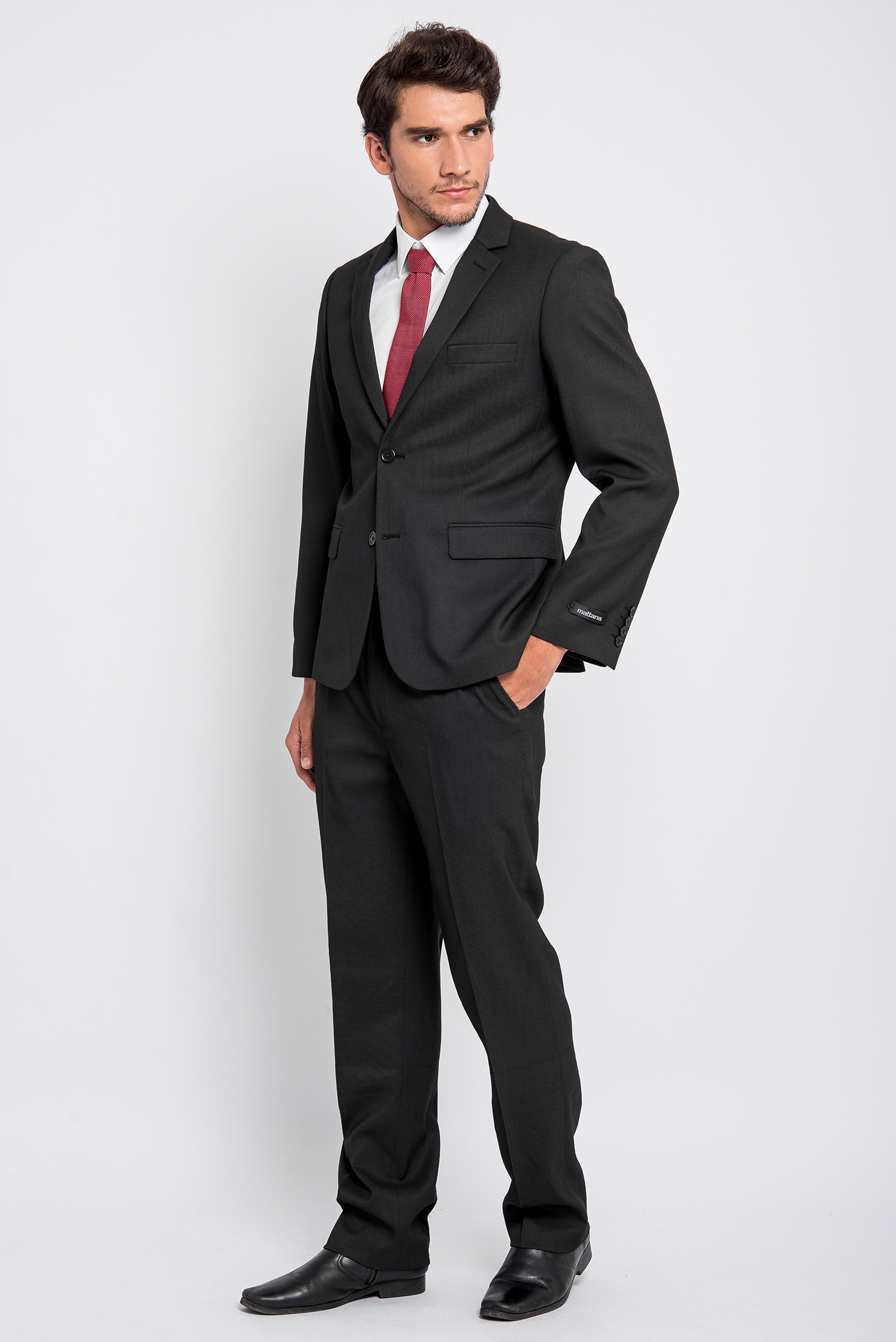 Bộ Veston Nam Đen Trơn Classic Fit - HẾT HÀNG