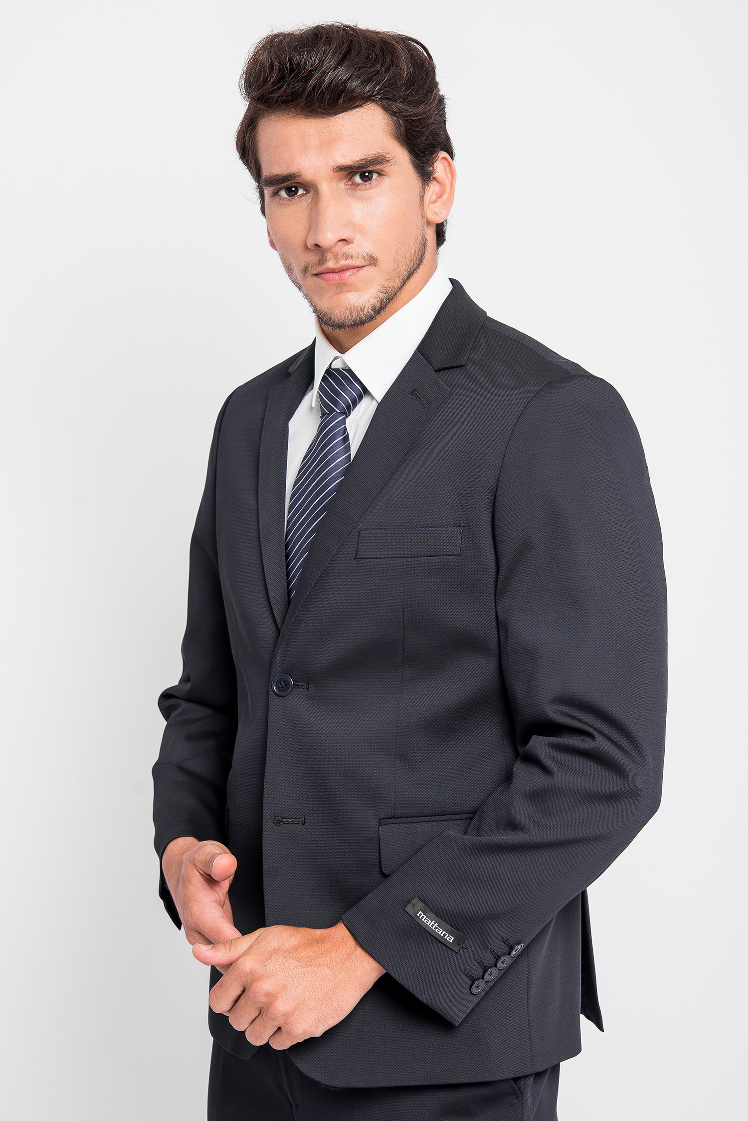 Bộ Veston Nam Xanh Đen Trơn Classic Fit - HẾT HÀNG