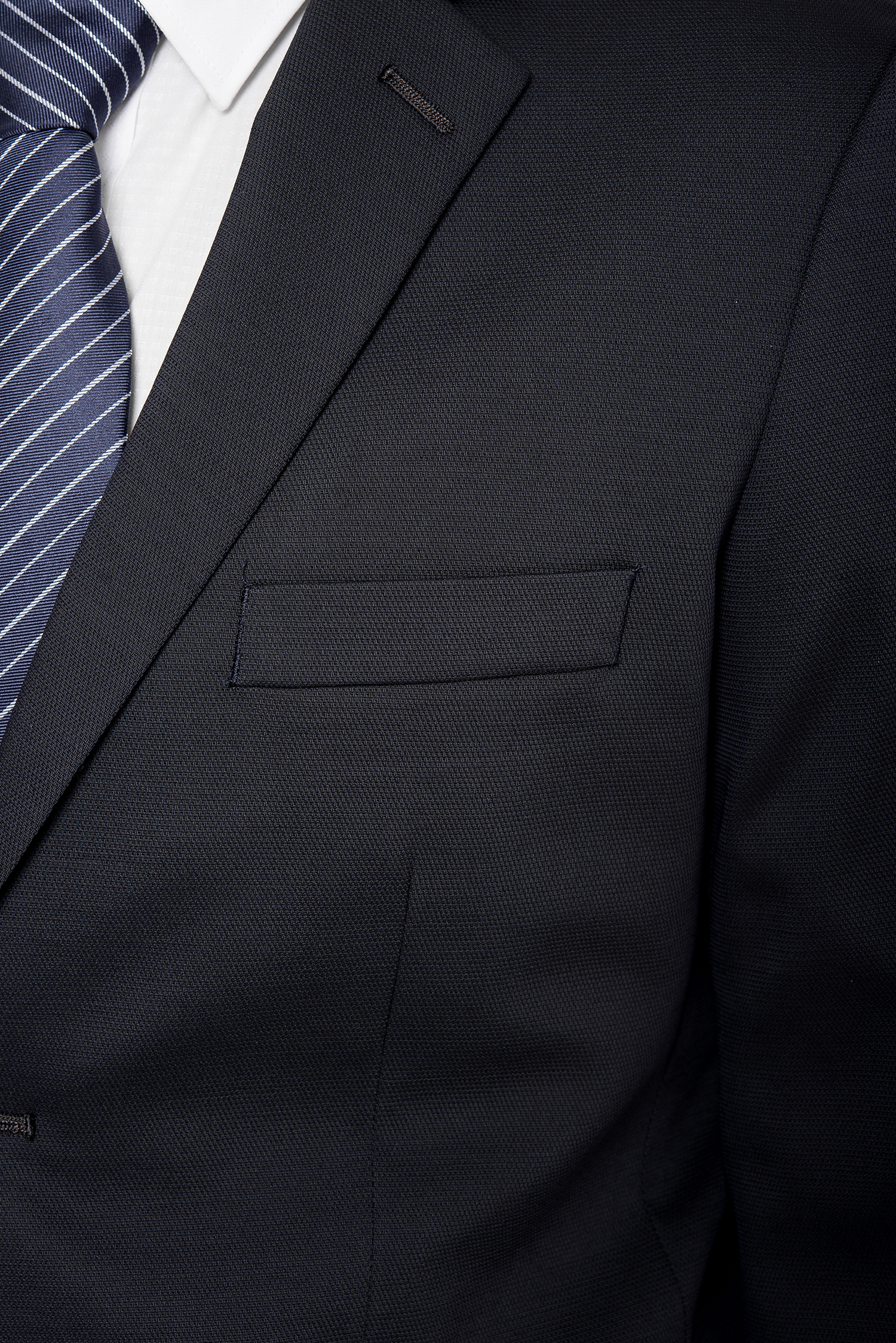 Bộ Veston Nam Xanh Đen Trơn Classic Fit - HẾT HÀNG