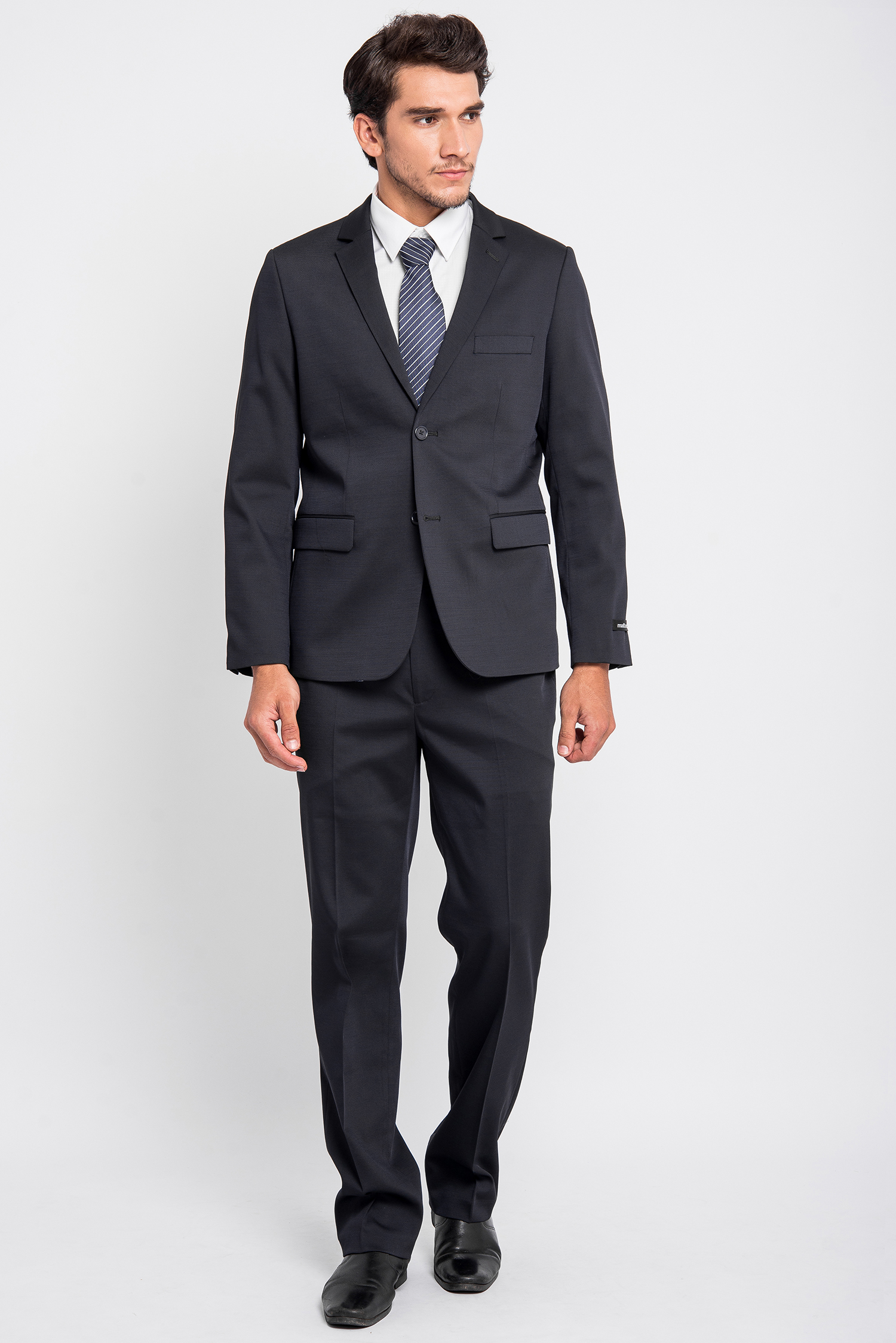 Bộ Veston Nam Xanh Đen Trơn Classic Fit - HẾT HÀNG