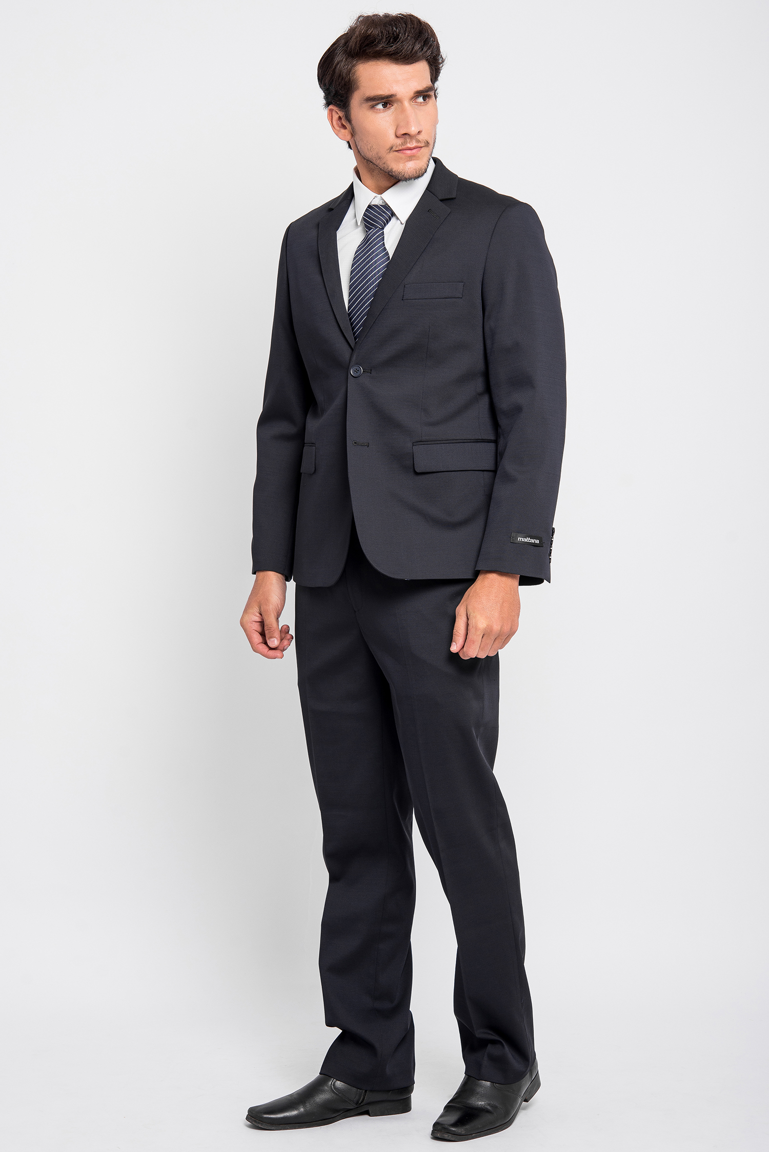 Bộ Veston Nam Xanh Đen Trơn Classic Fit - HẾT HÀNG