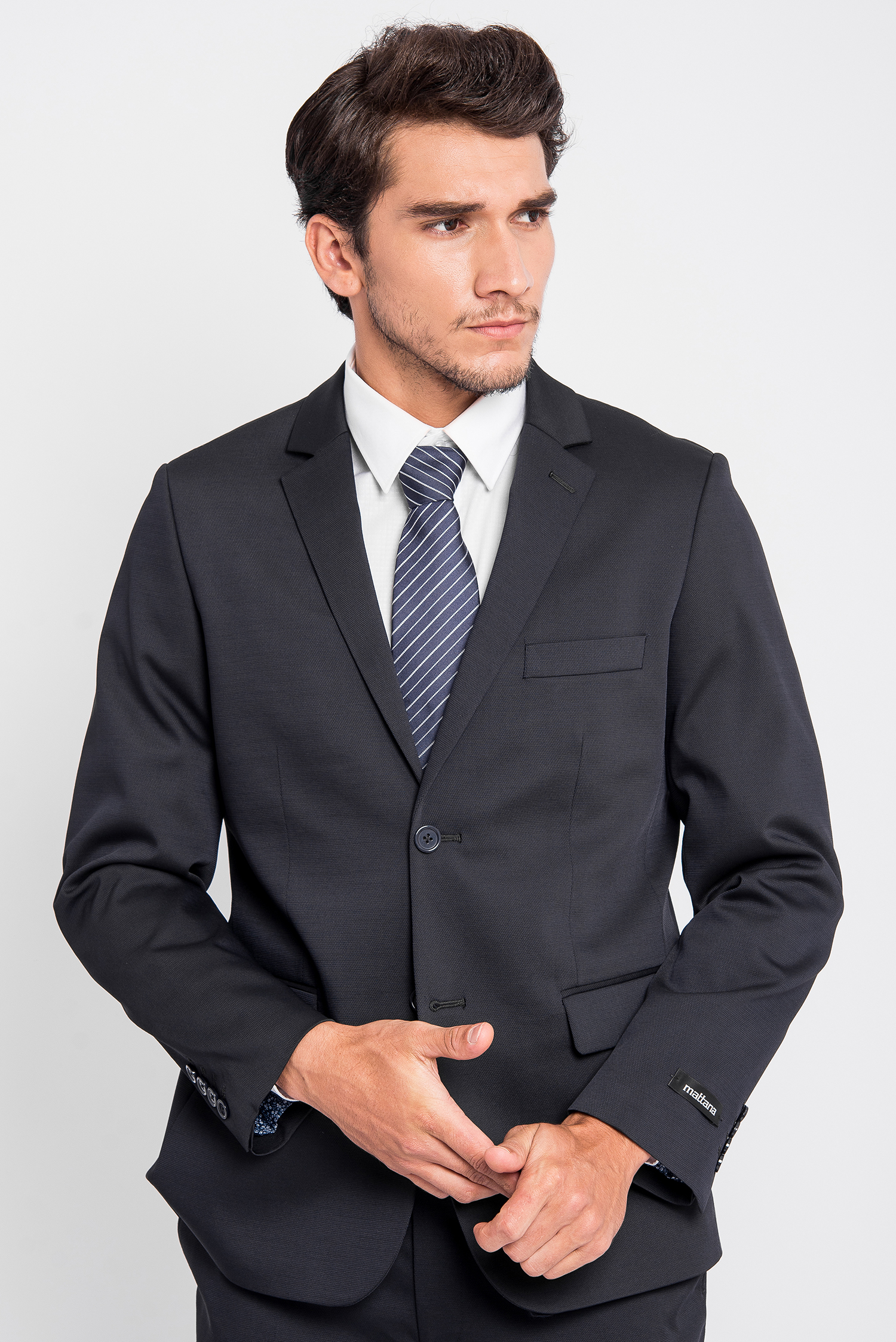 Bộ Veston Nam Xanh Đen Trơn Classic Fit - HẾT HÀNG