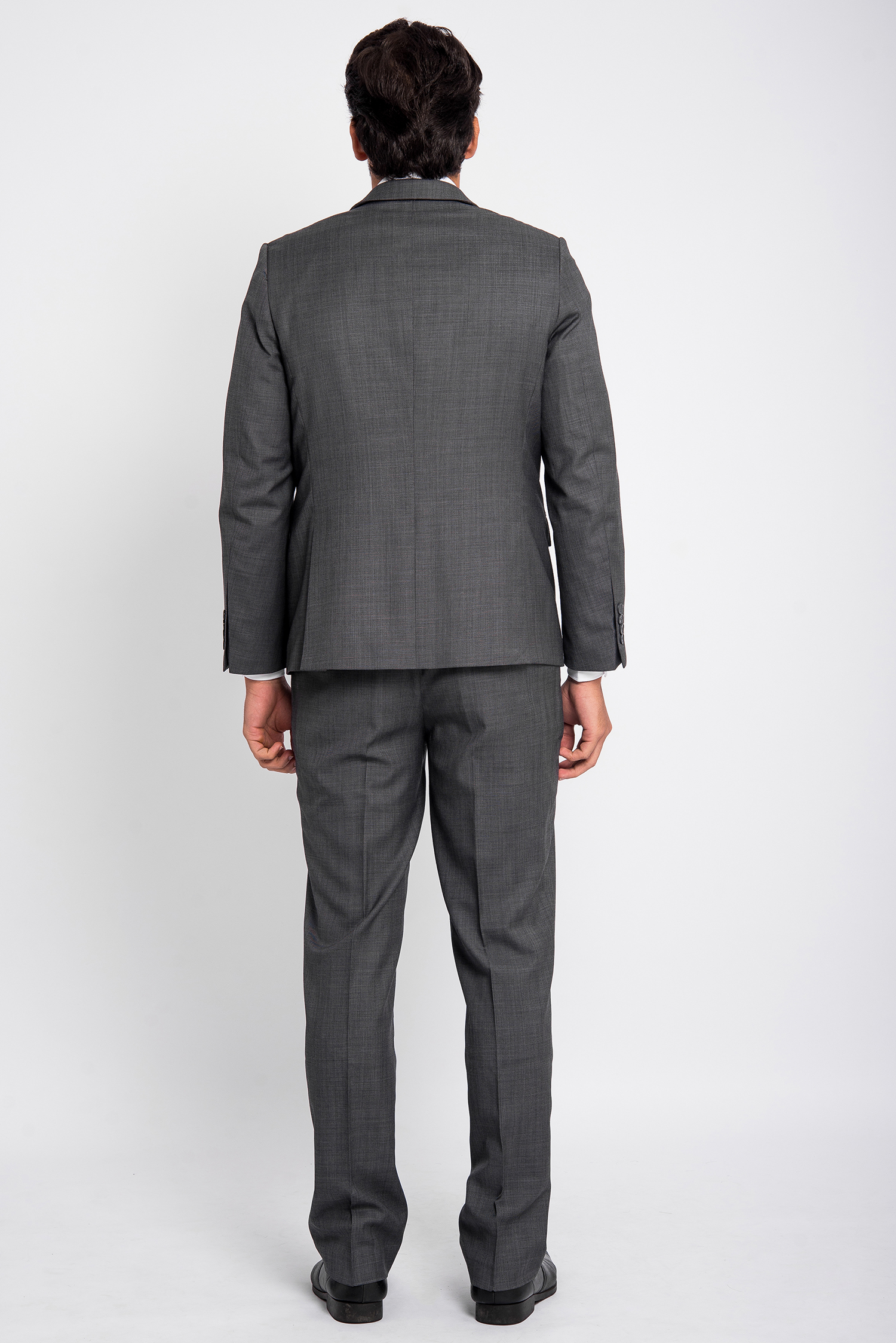 Bộ Veston Nam Xám Đen Vân Classic Fit - HẾT HÀNG