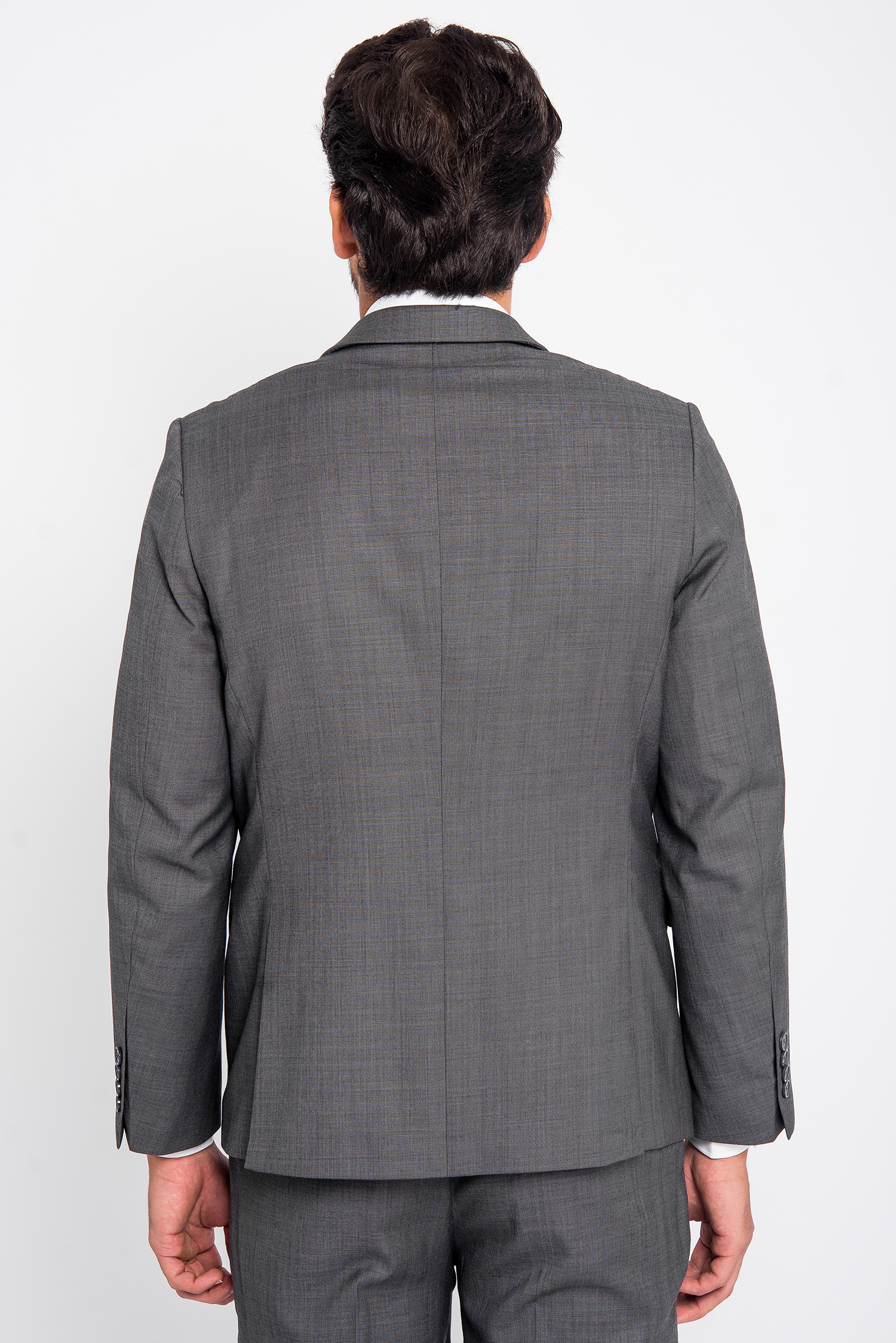 Bộ Veston Nam Xám Đen Vân Classic Fit - HẾT HÀNG