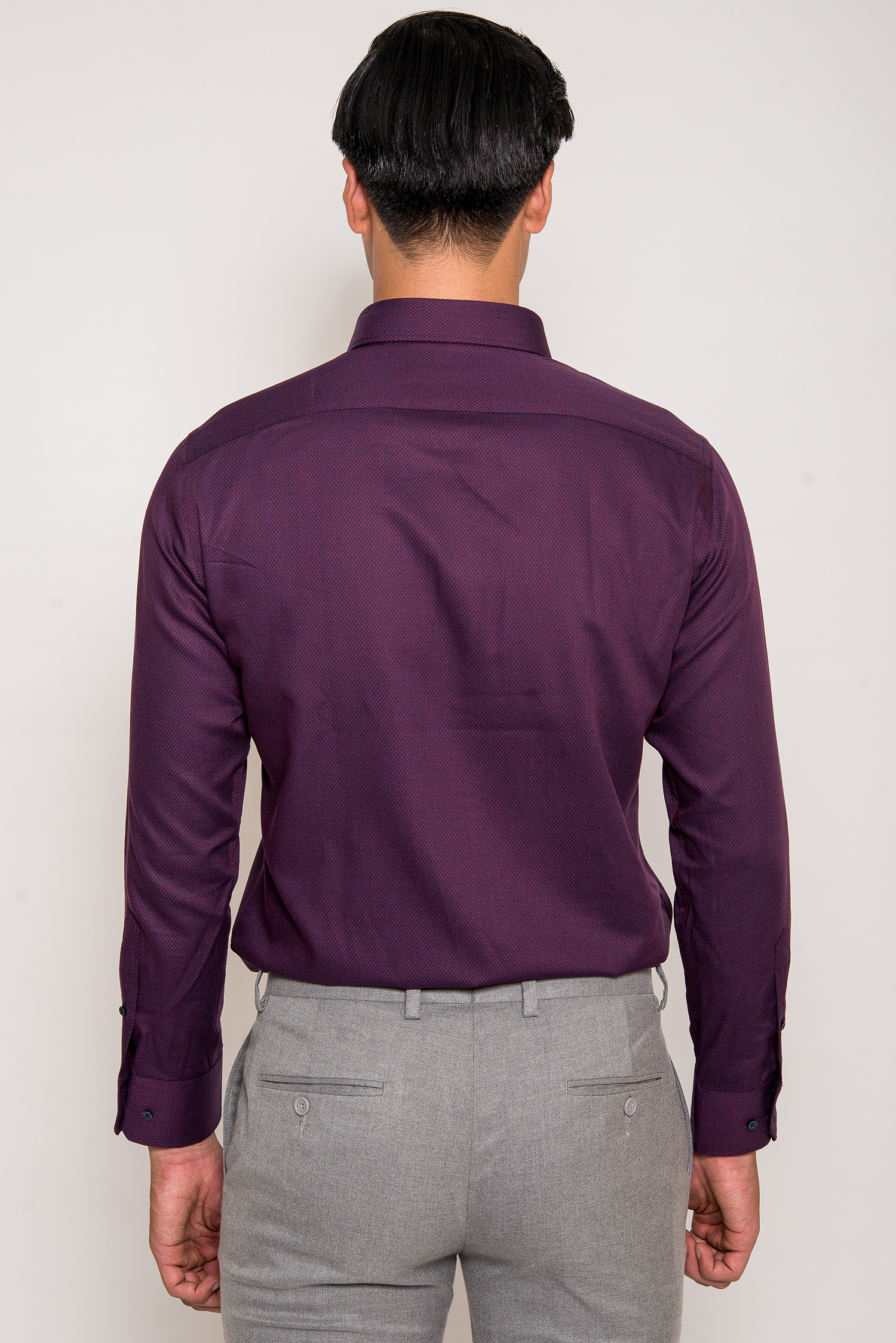 Sơ mi nam dài tay - Slimfit Tím Sẫm - HẾT HÀNG