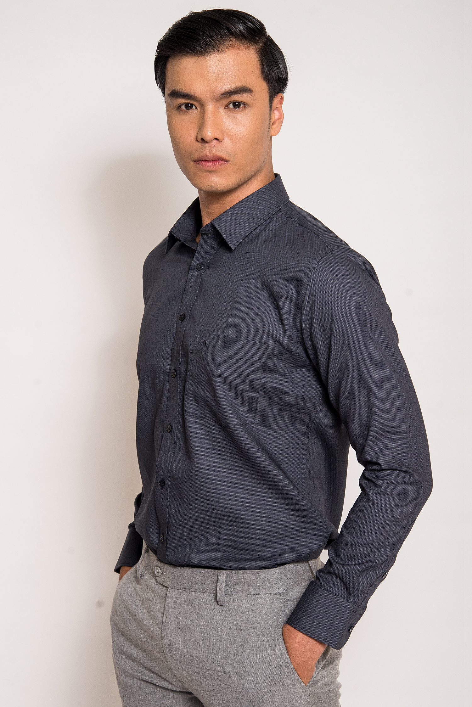 Sơ mi nam dài tay Slimfit - HẾT HÀNG