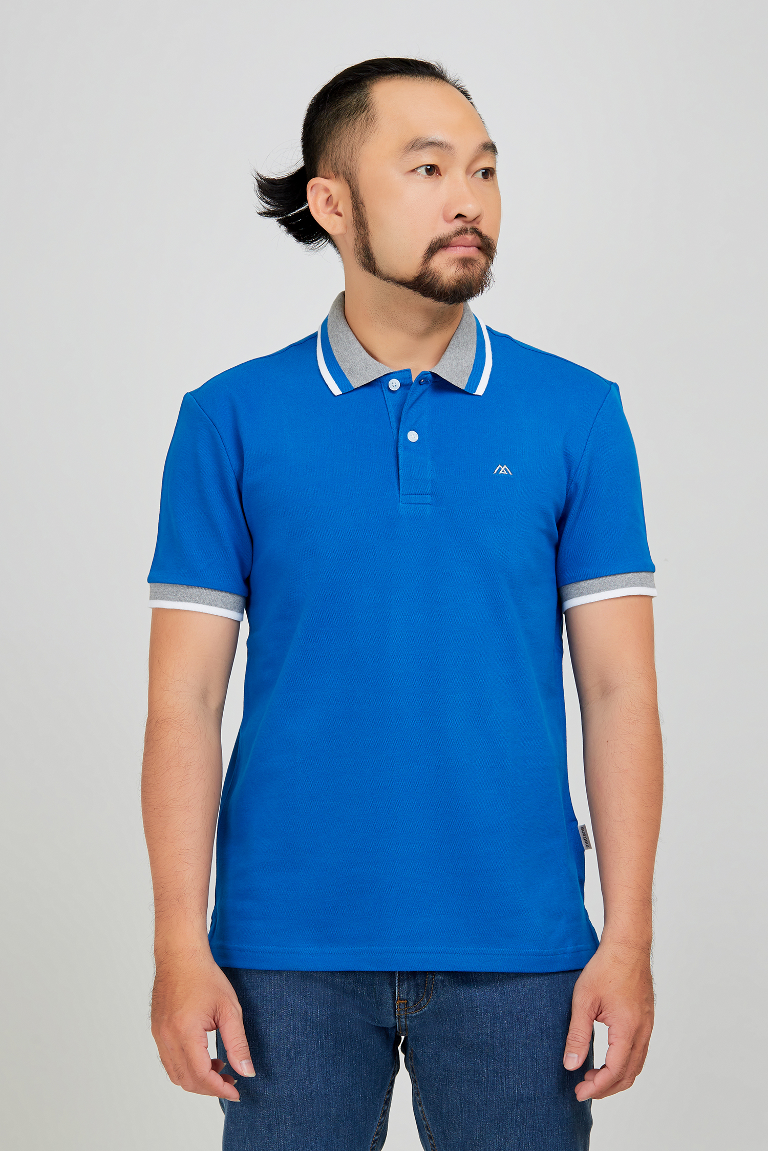 Áo thun nam Slim Fit xanh  - HẾT HÀNG