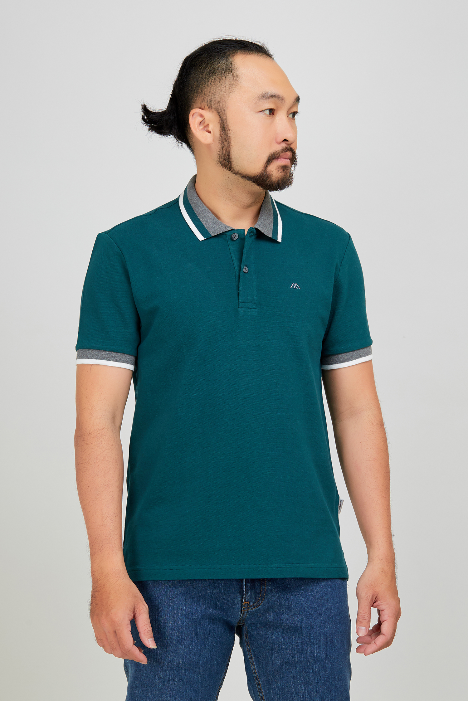 Áo thun nam Slim Fit xanh - HẾT HÀNG