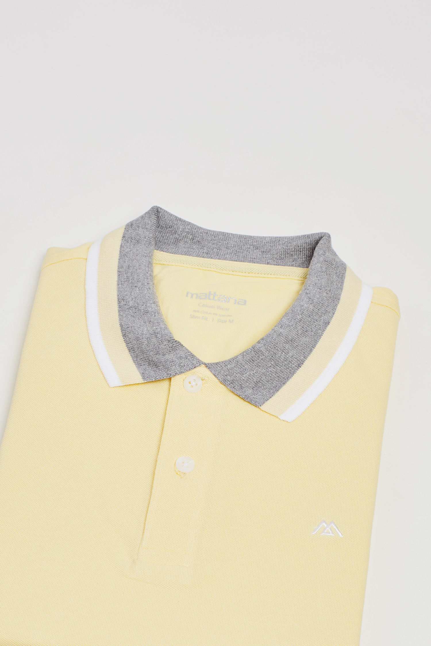 Áo thun nam Slim Fit ngắn tay vàng - HẾT HÀNG