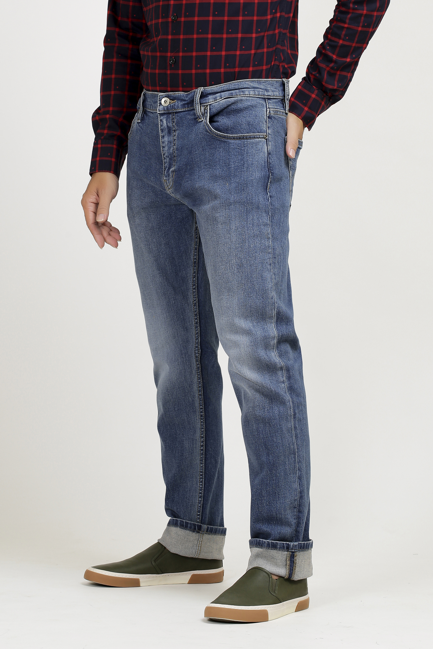 Quần Jeans  Slim Fit xanh  - HẾT HÀNG