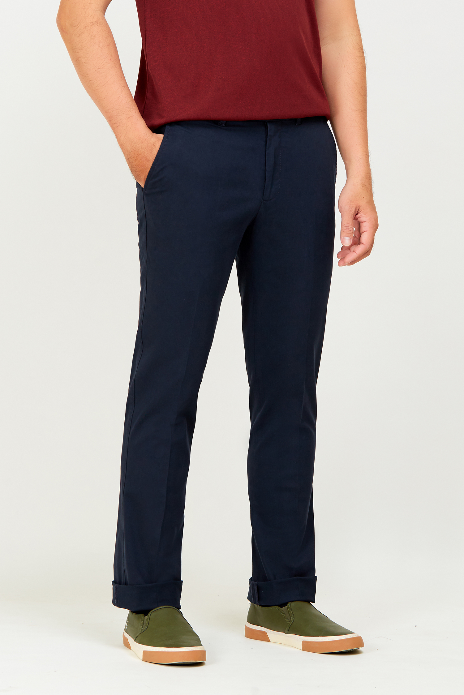 Quần Khaki Slimfit 0 ly xanh đen- HẾT HÀNG