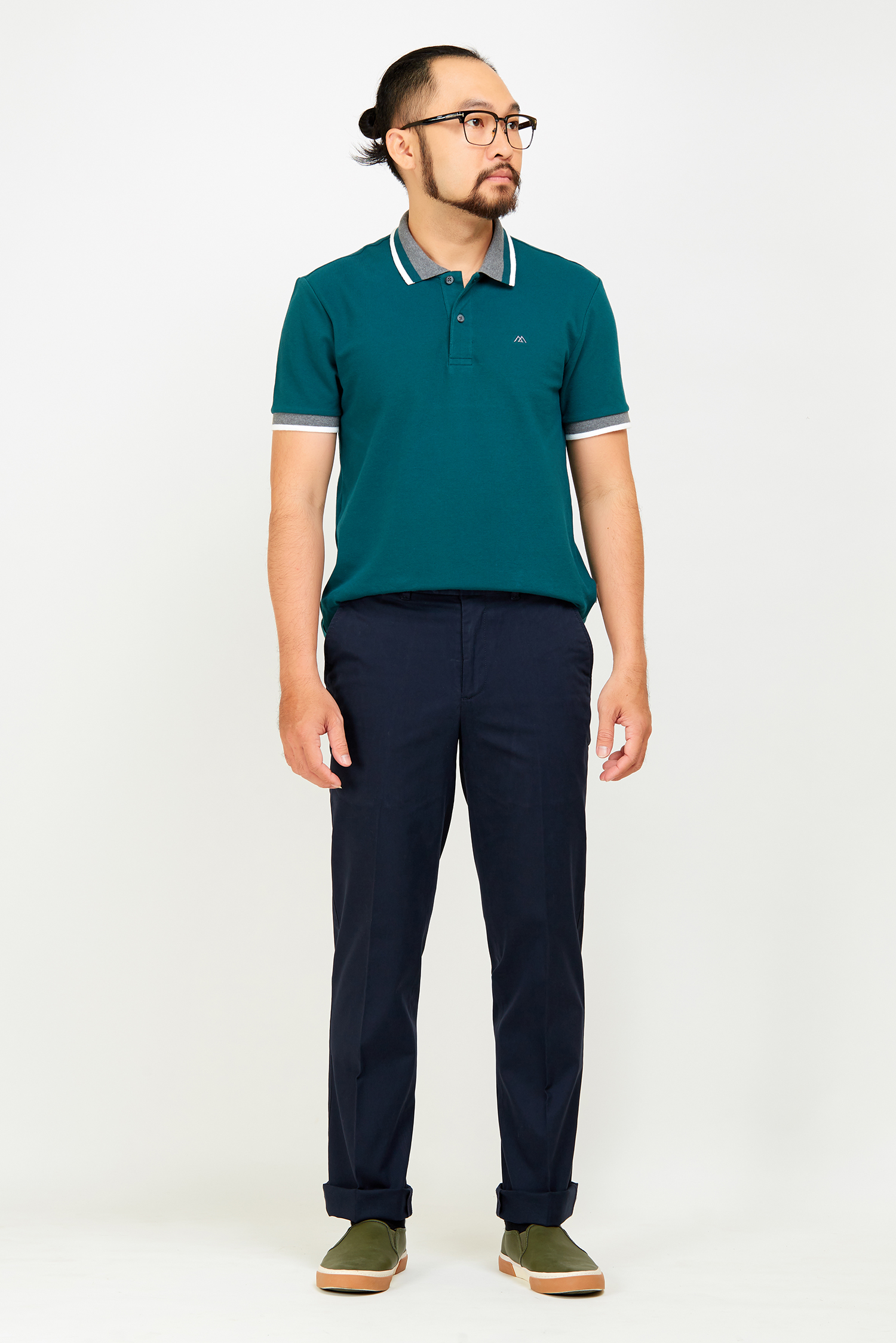 Quần Khaki Classic - 0ly xanh đen - HẾT HÀNG