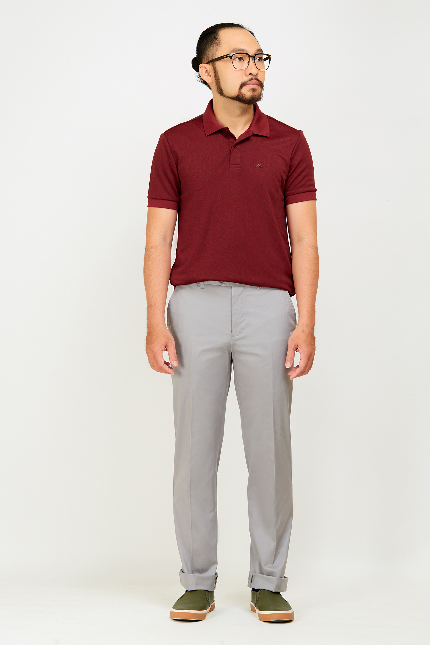 Quần Khaki Classic - 0ly xám bạc - HẾT HÀNG