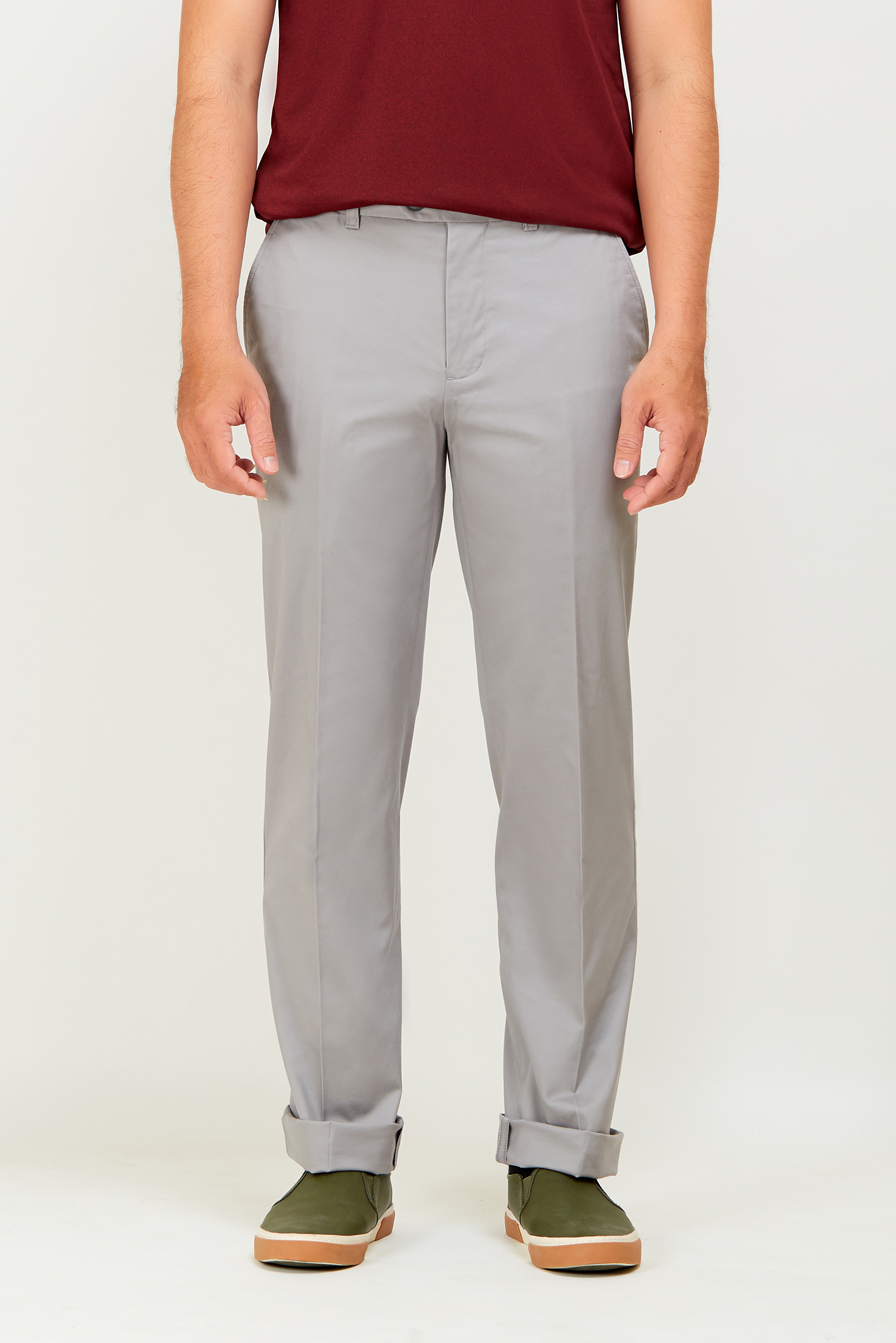 Quần Khaki Classic - 0ly xám bạc - HẾT HÀNG