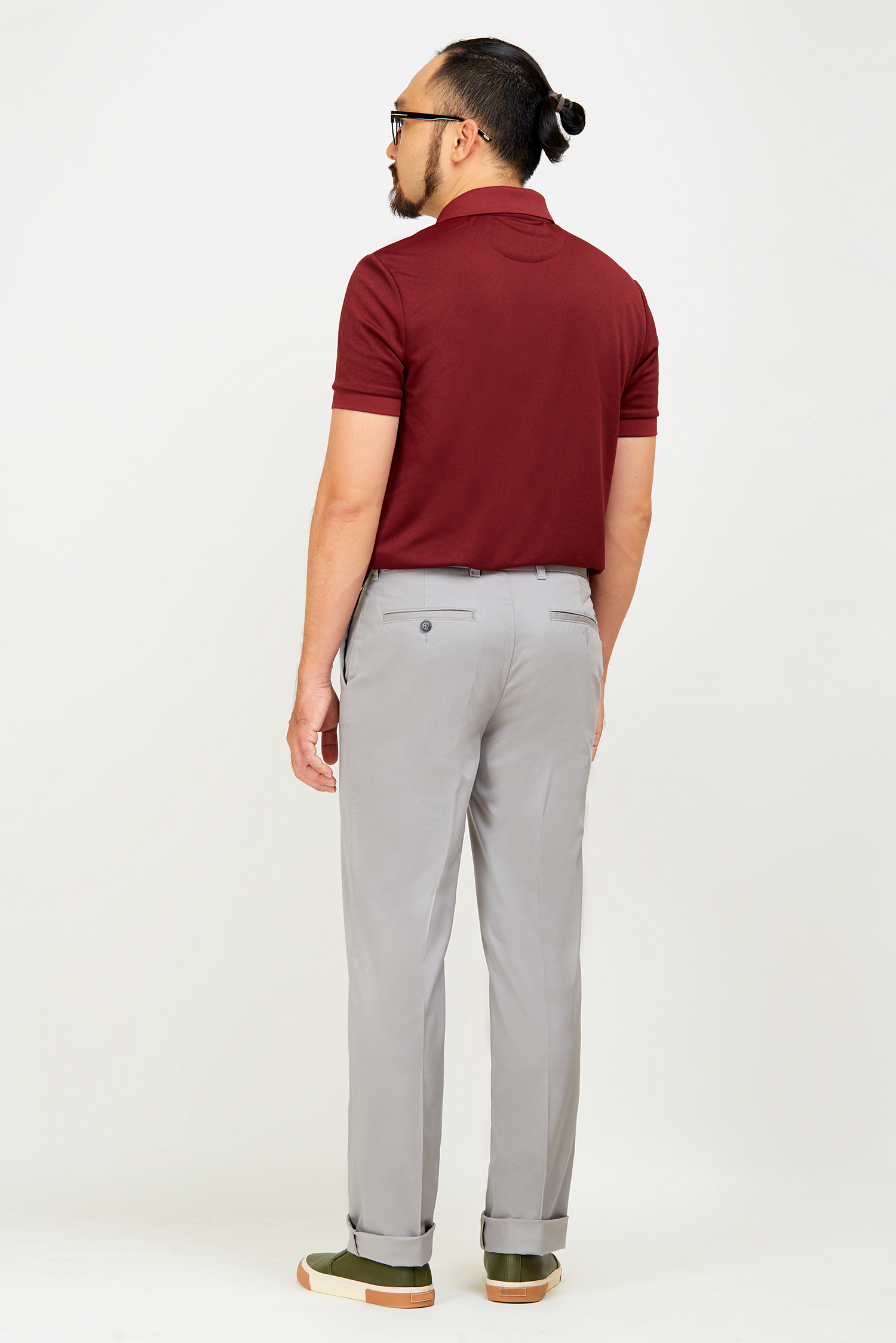 Quần Khaki Classic - 0ly xám bạc - HẾT HÀNG