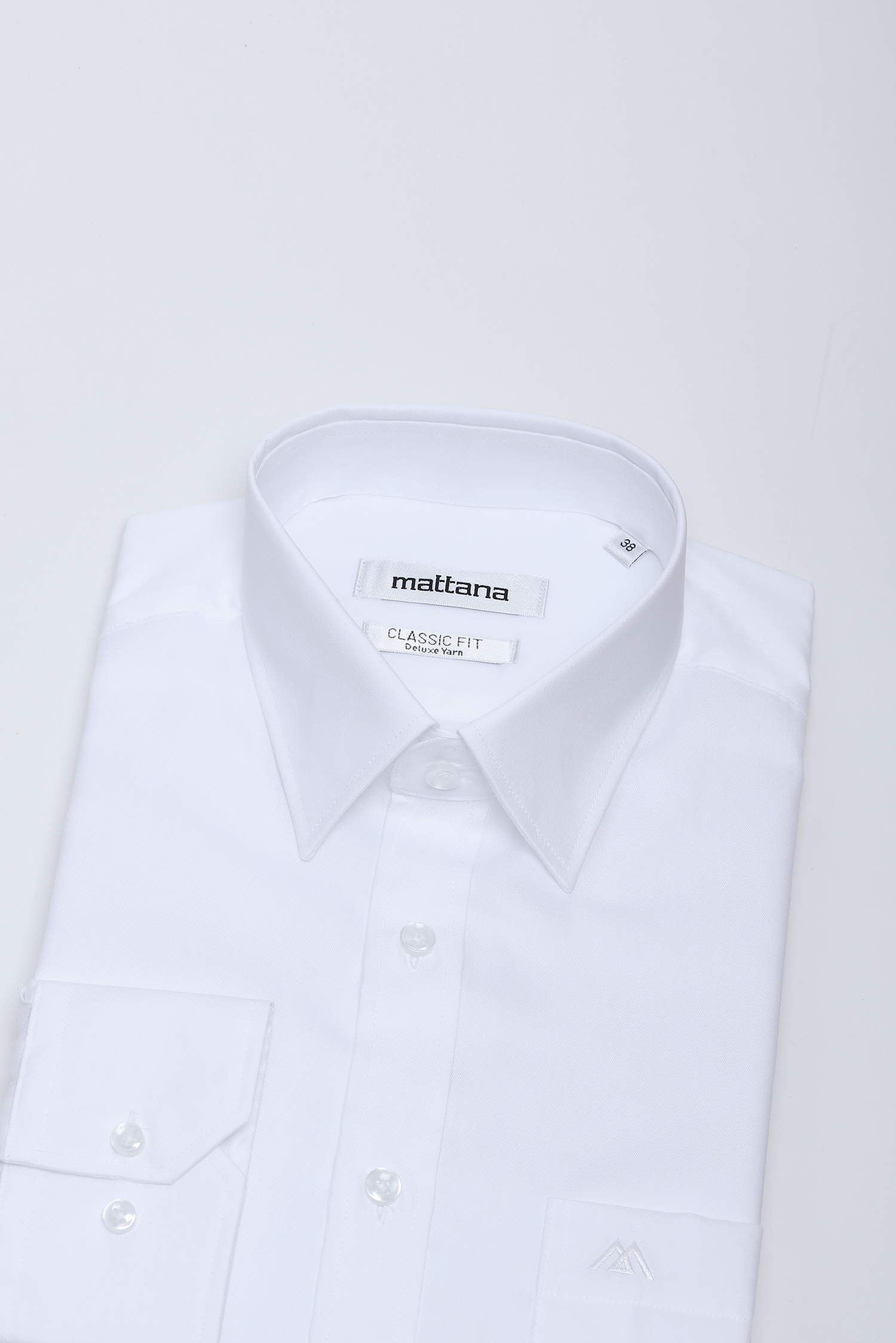 Áo sơ mi nam Dài tay - Classic, trắng trơn