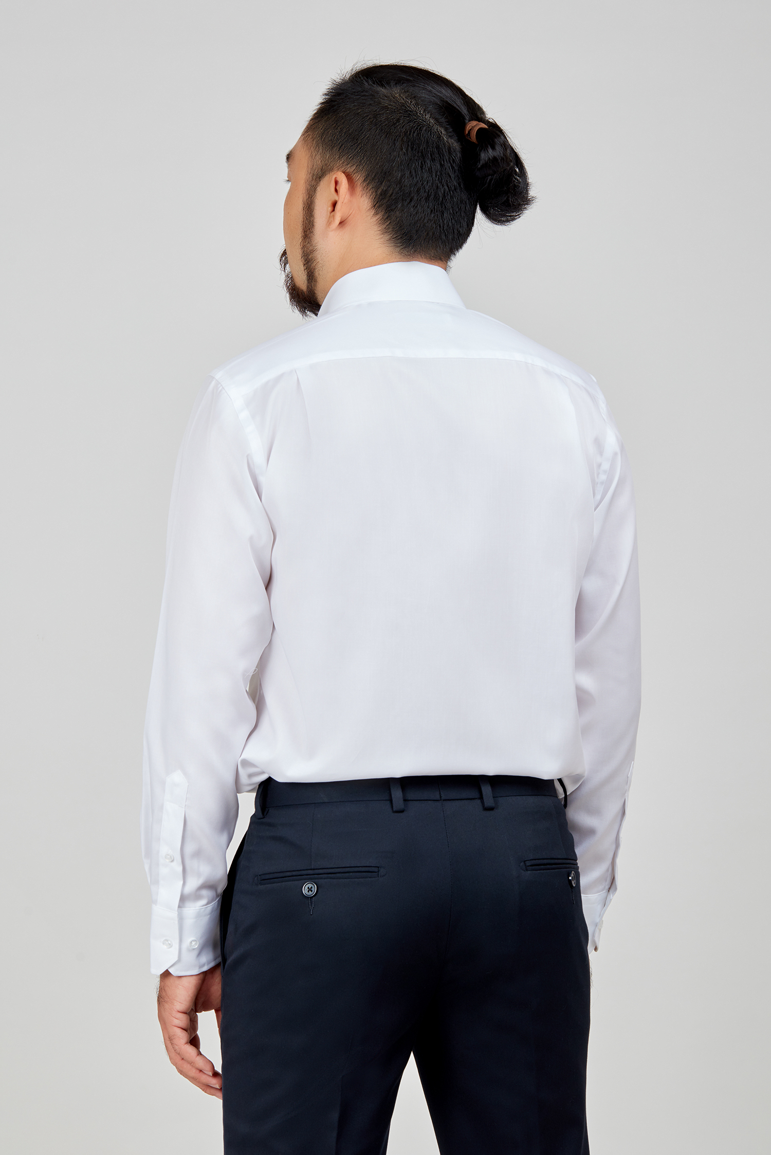 Áo sơ mi nam Dài tay - Classic, trắng trơn