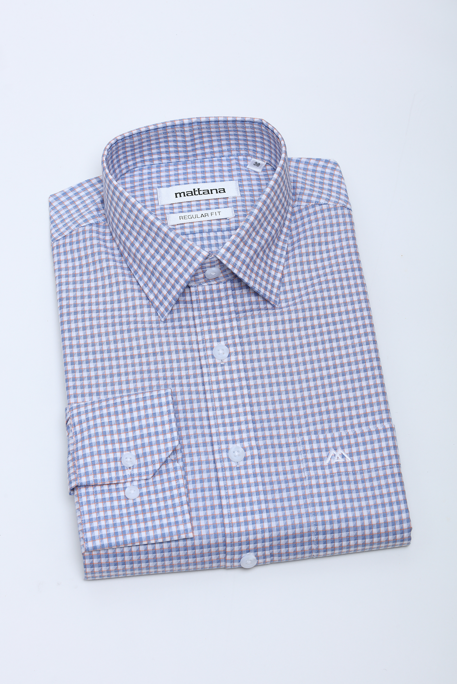 Sơ mi nam DT - Regular ca rô họa tiết - HẾT HÀNG
