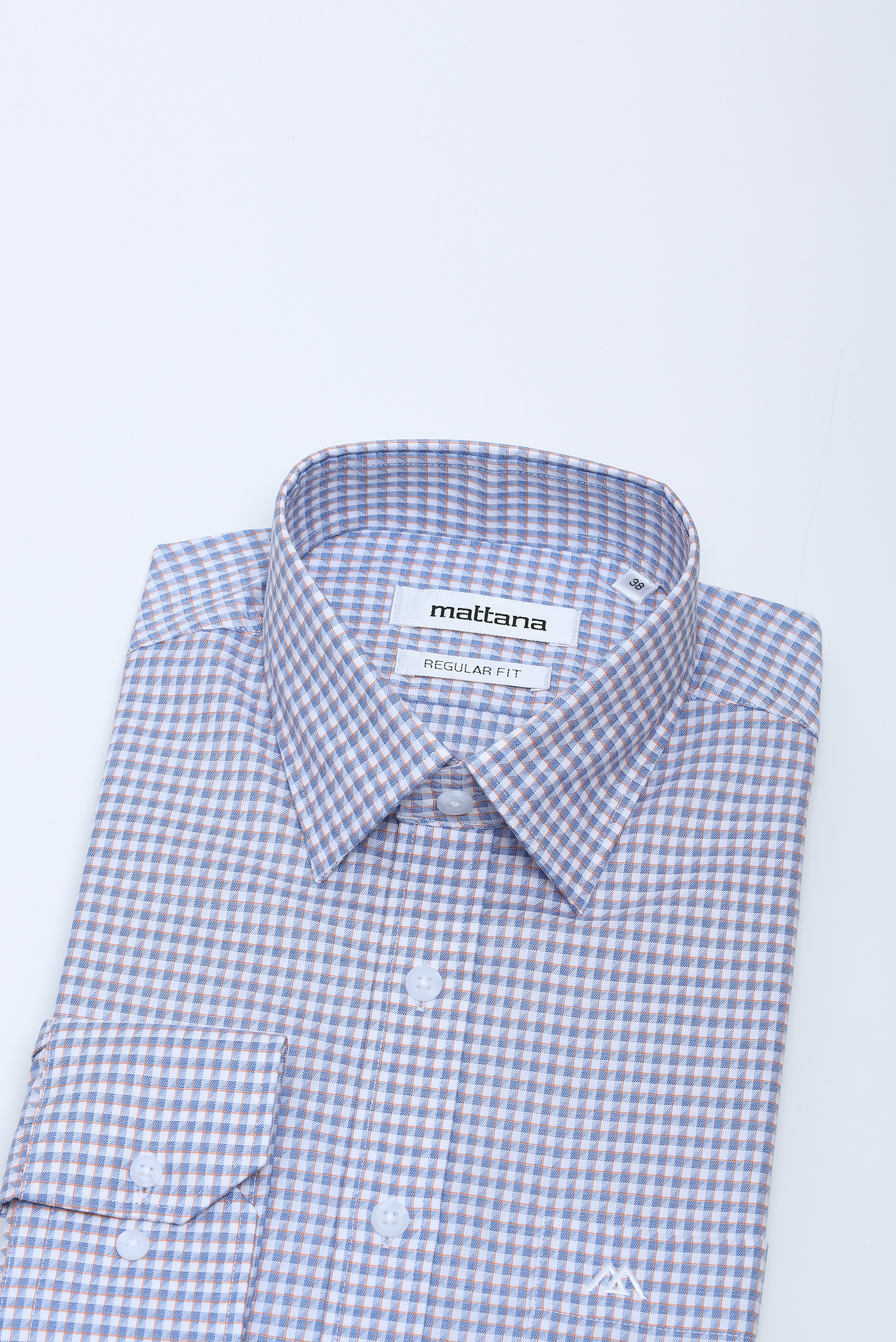 Sơ mi nam DT - Regular ca rô họa tiết - HẾT HÀNG