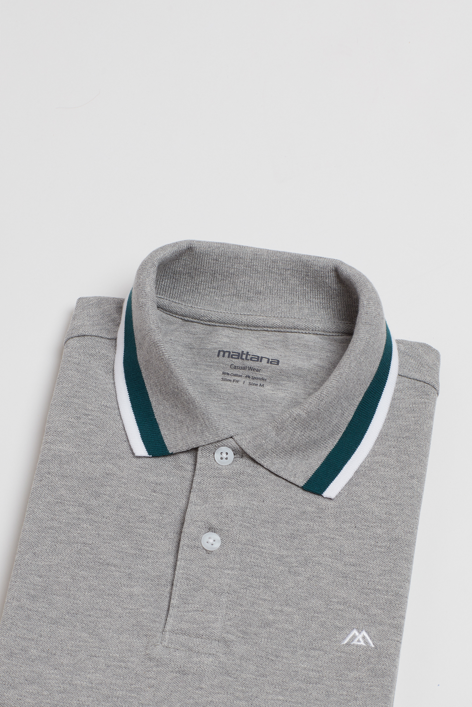 Áo Thun nam - Slim Fit xám trơn