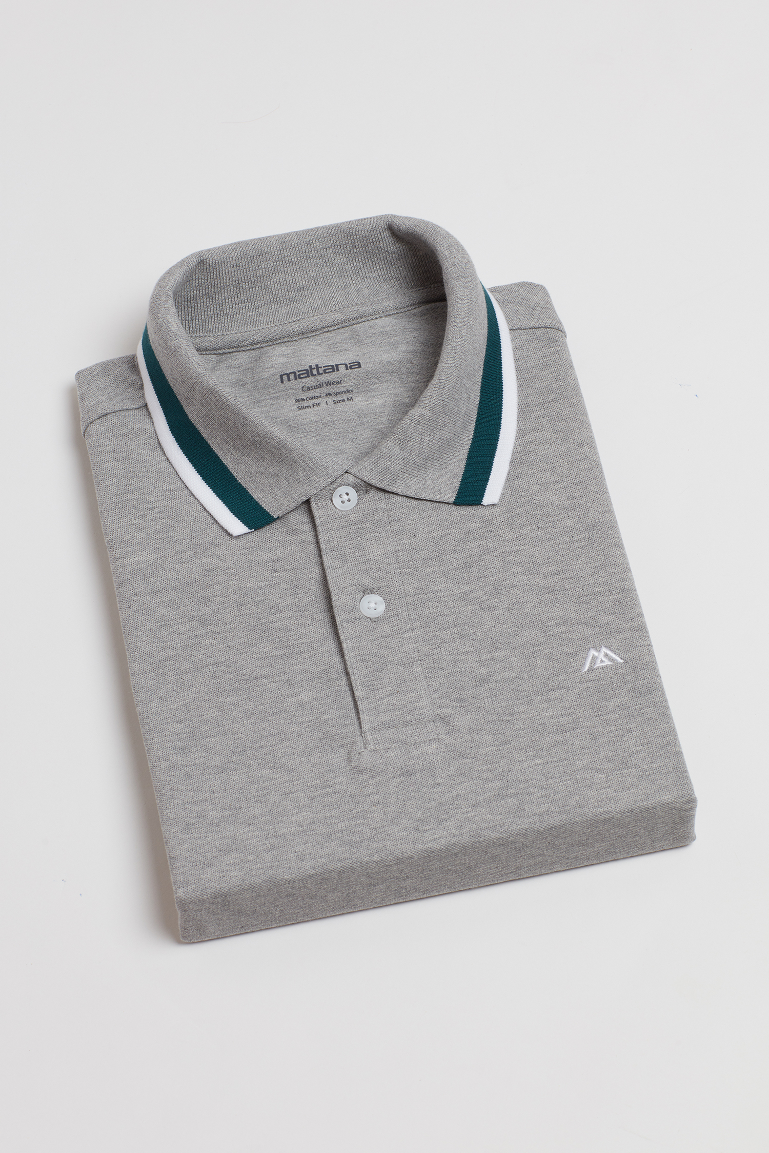 Áo Thun nam - Slim Fit xám trơn