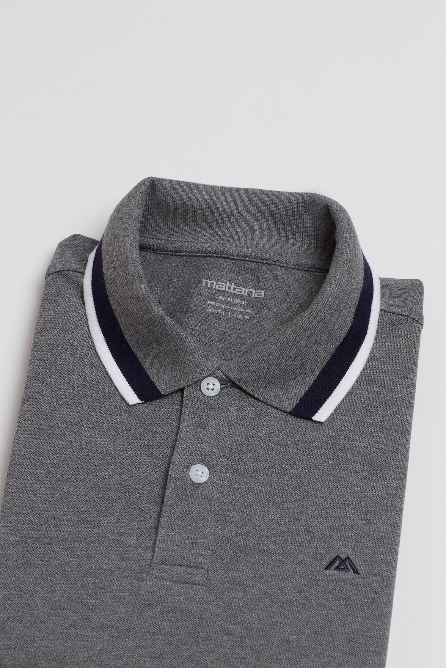 Áo Thun nam - Slim Fit xám trơn