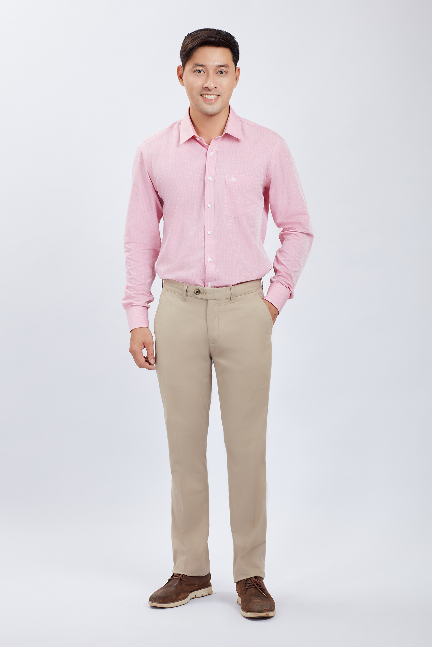 Quần khaki nam Slim fit vàng kem - HẾT HÀNG