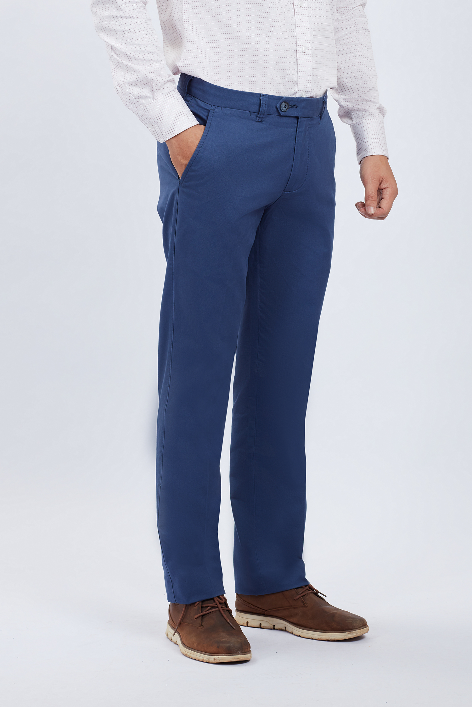 Quần khaki nam Slim fit xanh dương - HẾT HÀNG