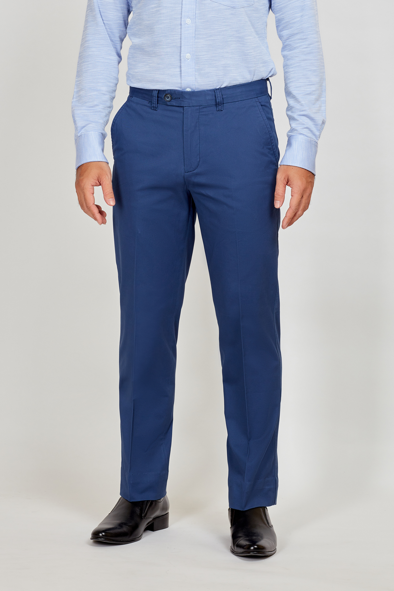 Quần kaki nam Casual không ly xanh dương - HẾT HÀNG