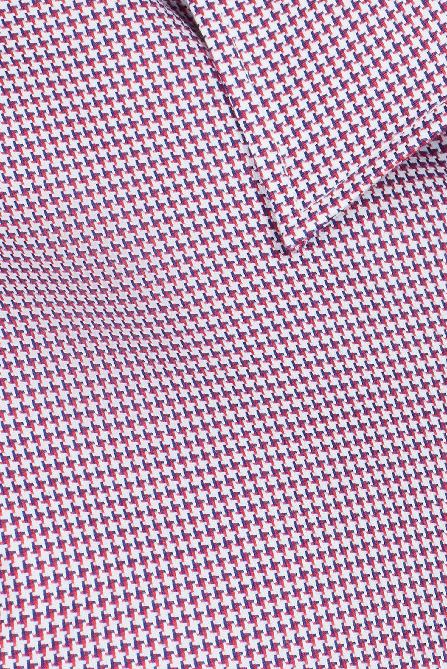 Áo sơ mi nam Dài tay Slim fit nâu đỏ hoa văn - HẾT HÀNG