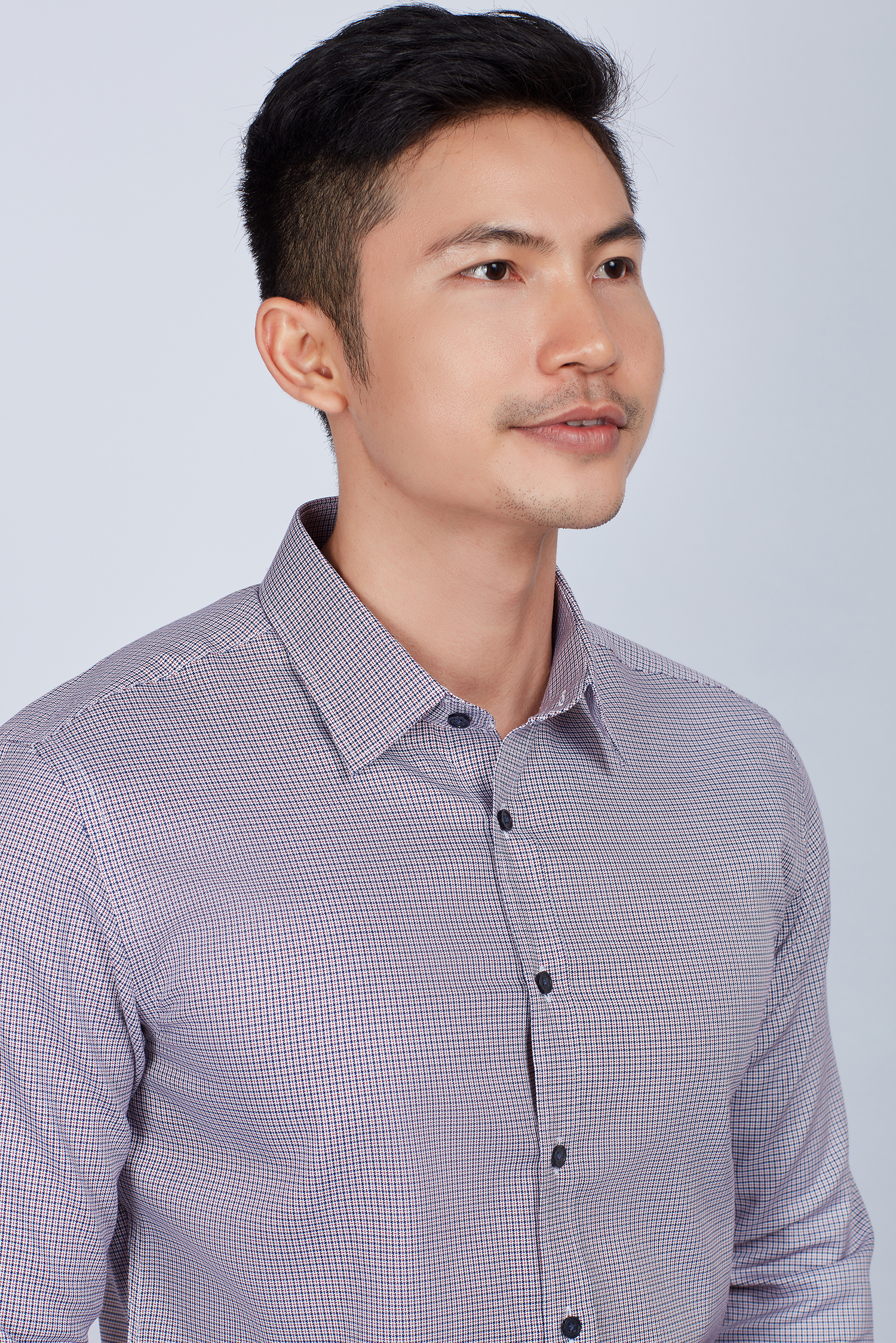 Áo sơ mi nam Slim fit  dài tay không túi - HẾT HÀNG