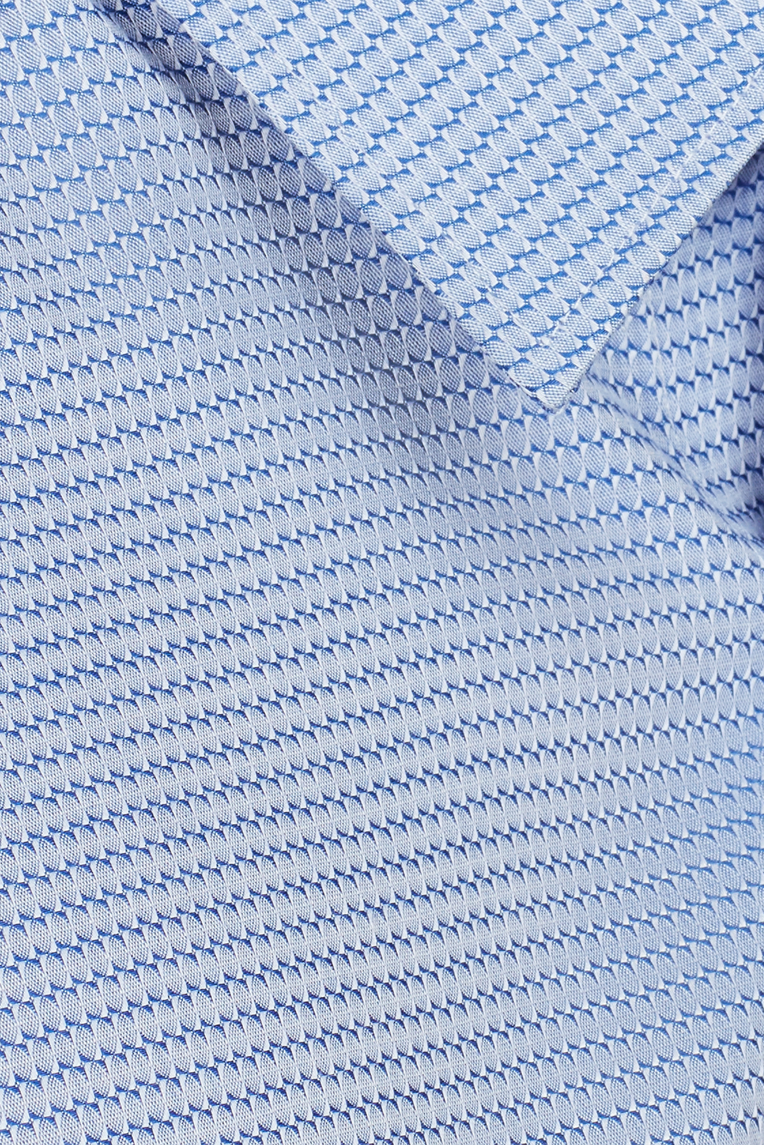 Áo sơ mi nam Casual ngắn tay xanh hoa văn - HẾT HÀNG