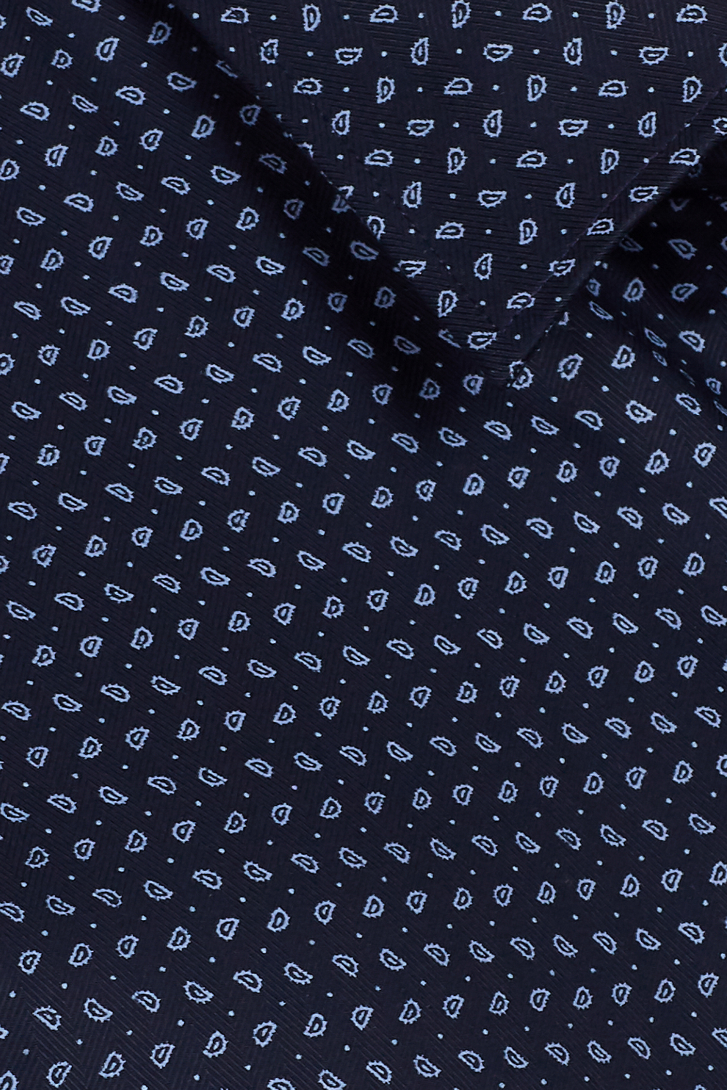 Sơ mi nam Ngắn tay- Casual xanh đen hoa văn - HẾT HÀNG