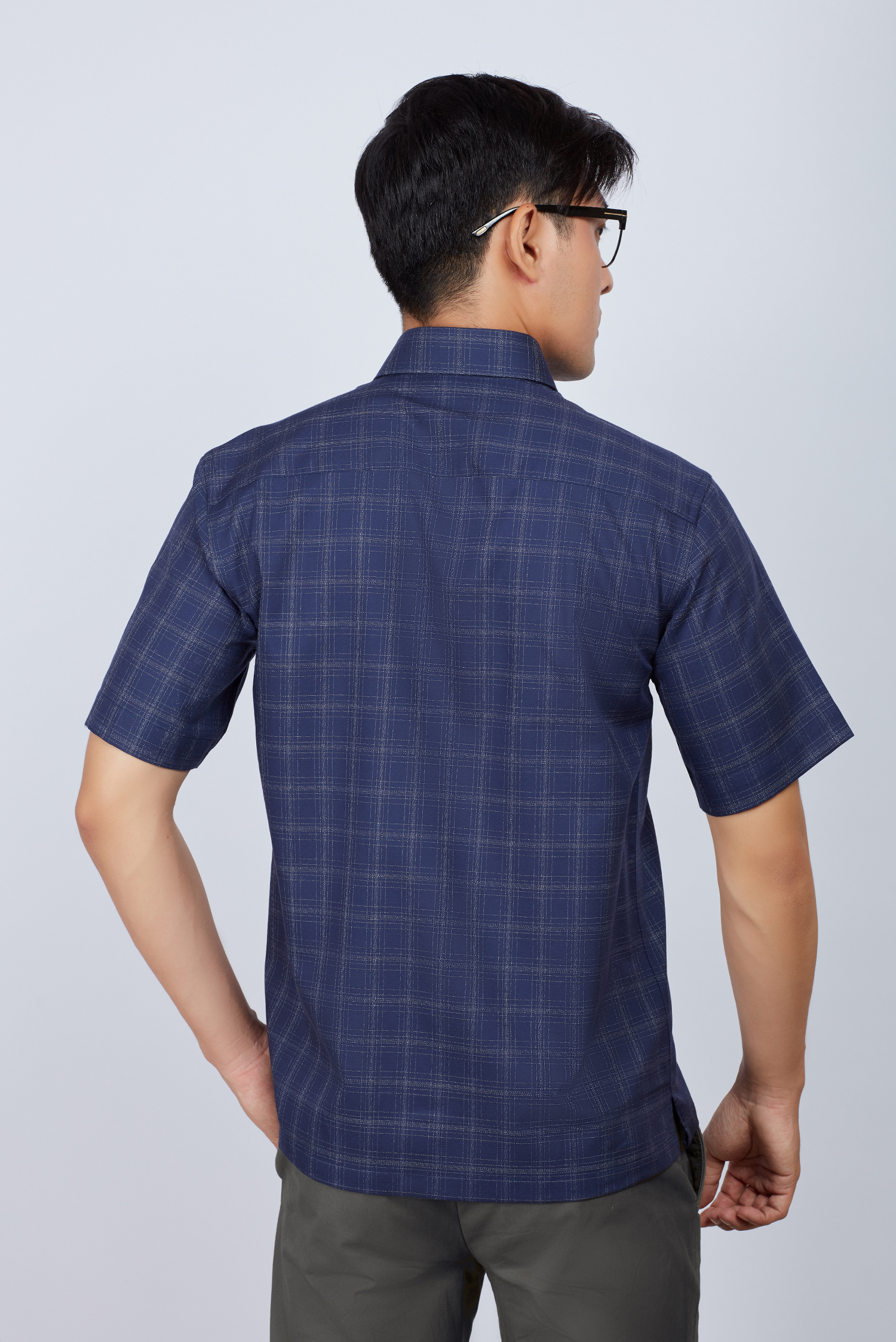 Áo sơ mi nam Casual ngắn tay ca rô - HẾT HÀNG