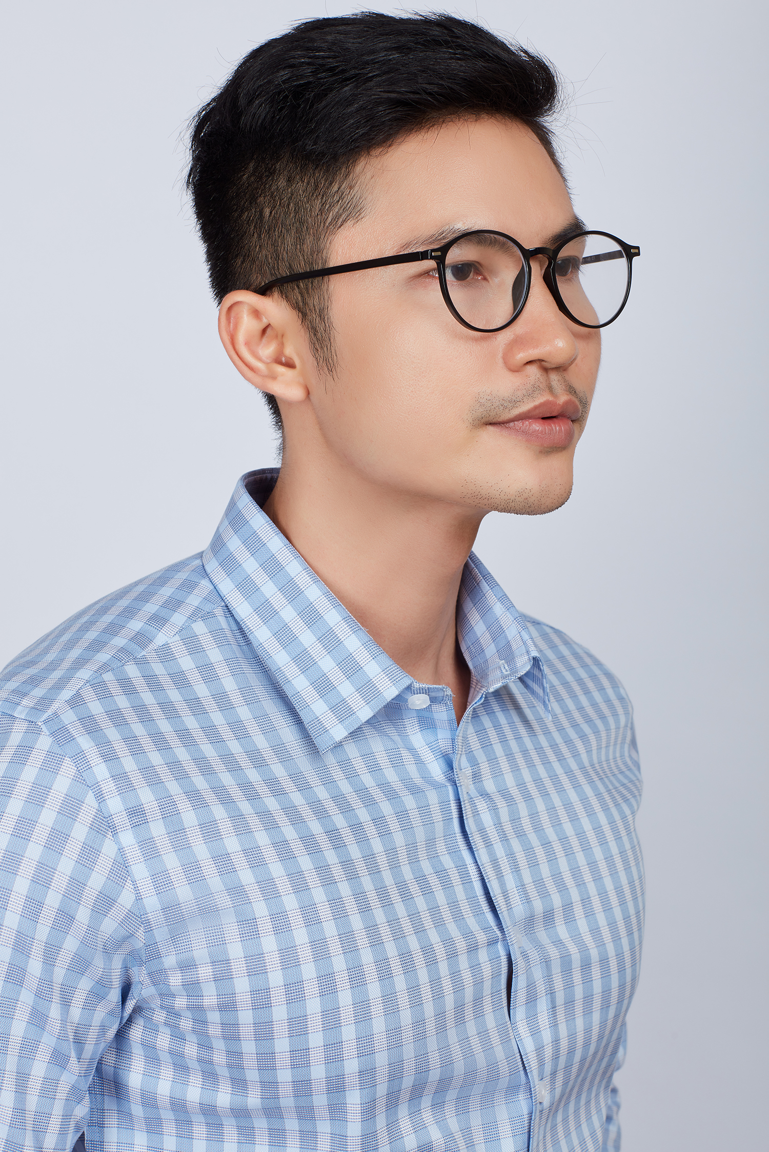 Áo sơ mi nam Slim fit dài tay ca rô - HẾT HÀNG