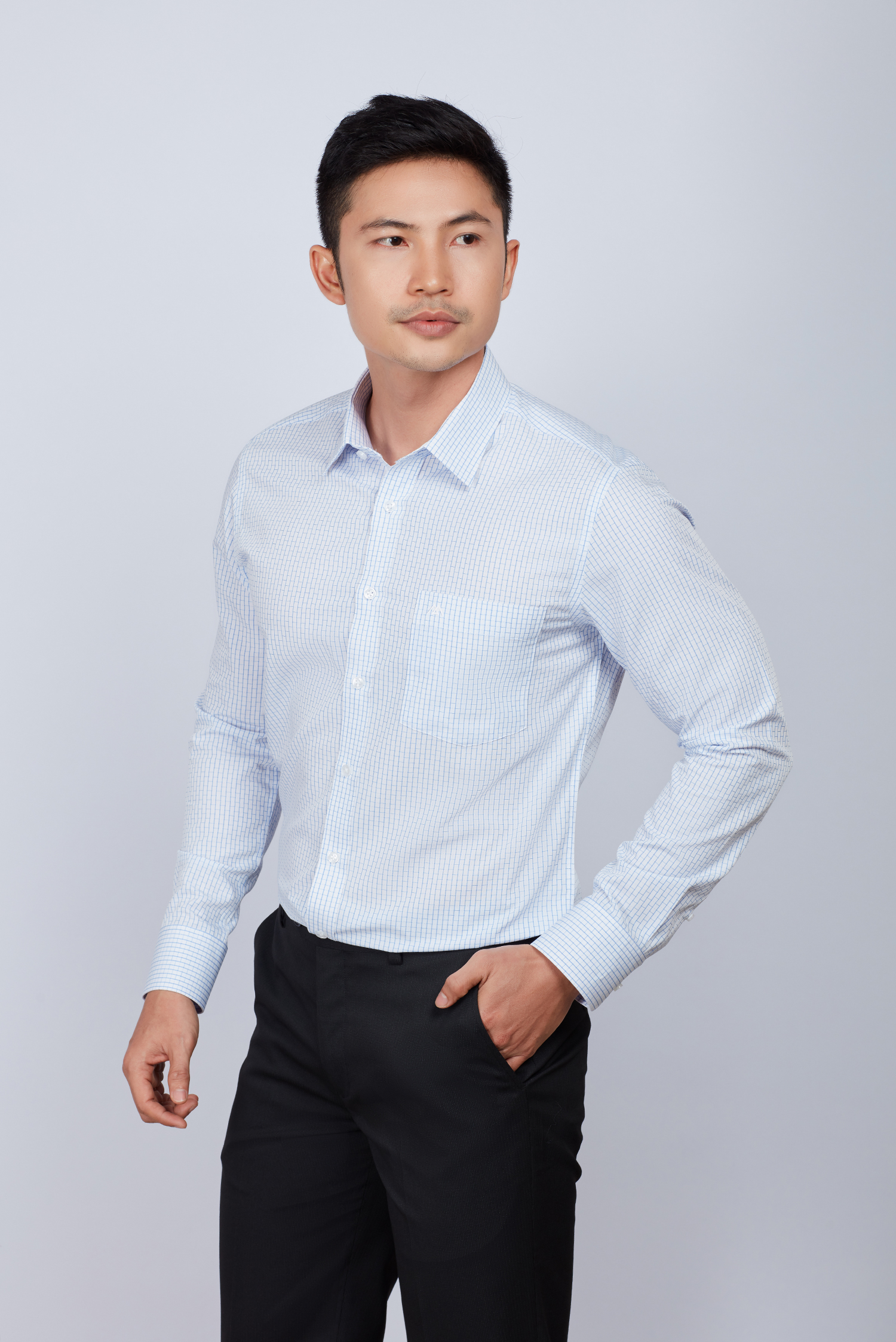 Áo sơ mi nam Regular dài tay - HẾT HÀNG