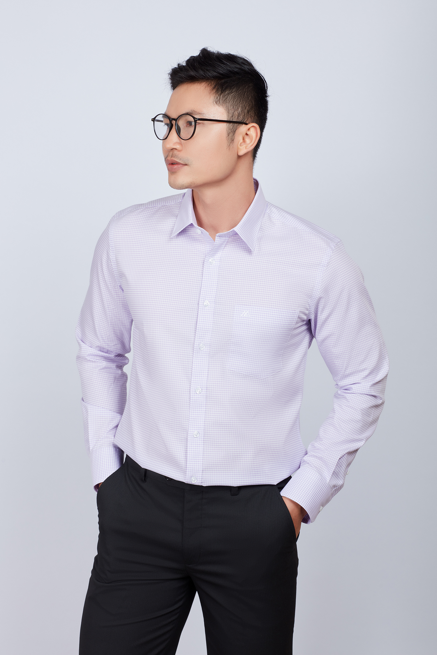 Aơ mi nam Dài tay- Slim fit - HẾT HÀNG