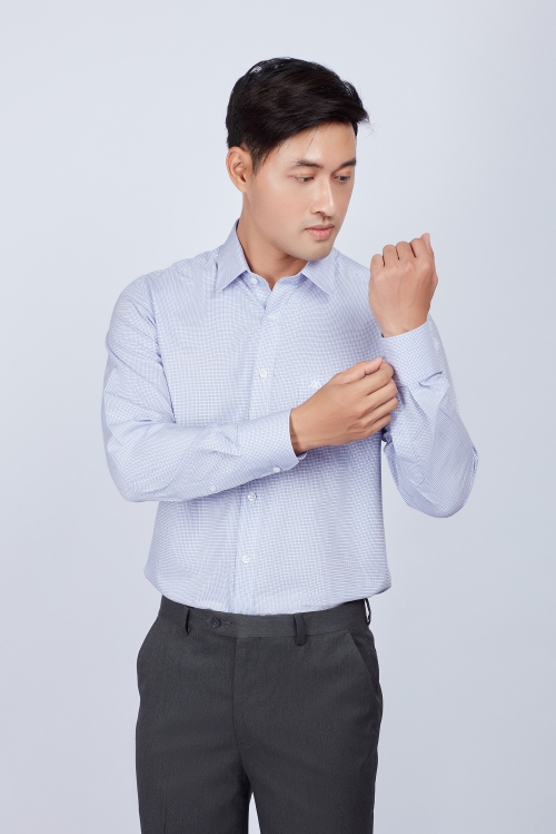 Áo sơ mi nam Classic dài tay sọc ca rô - HẾT HÀNG